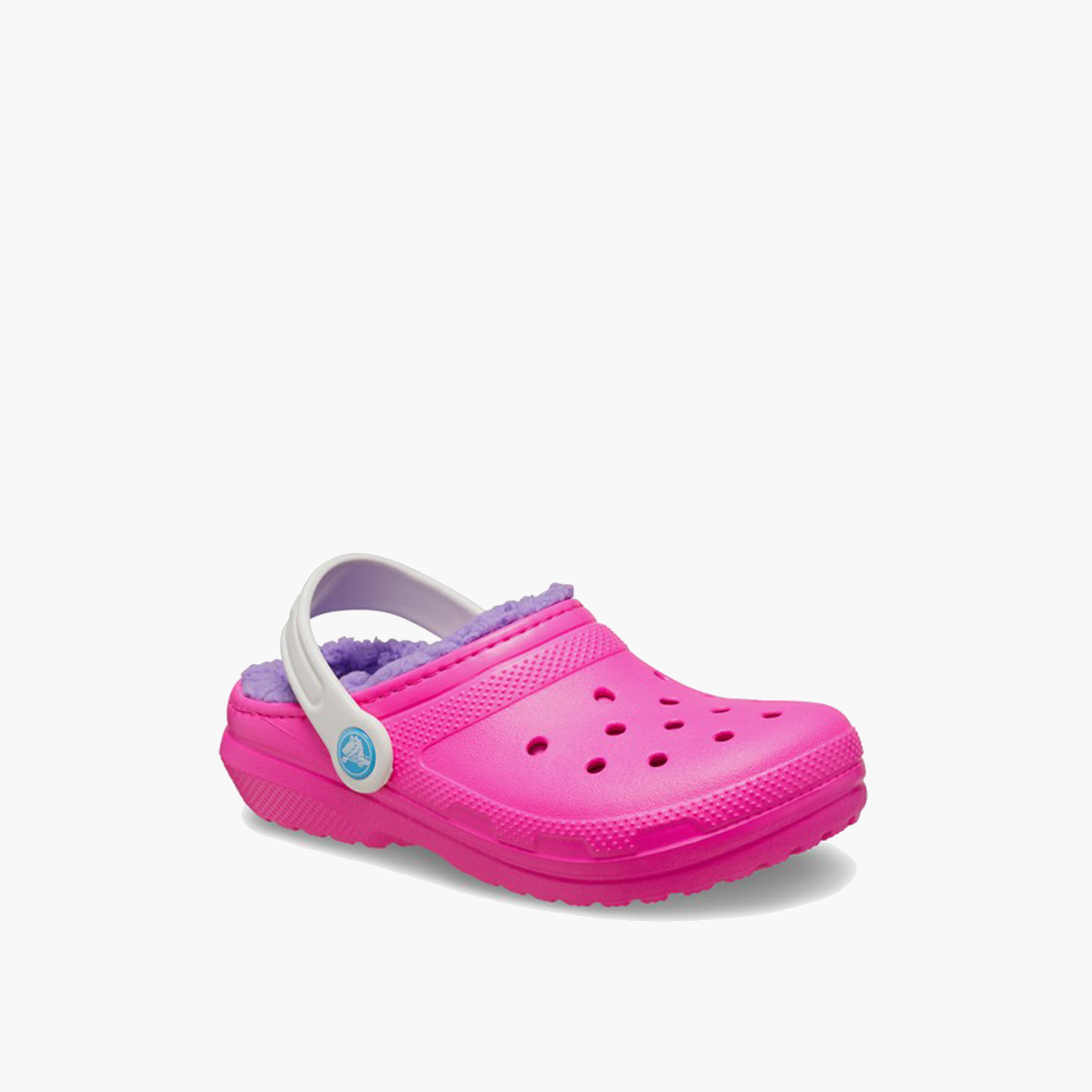 Crocs Girl's Slip On Classic Lined K Clogs | 207010-6TX-women-shoes-flipflopsandslides-image-3