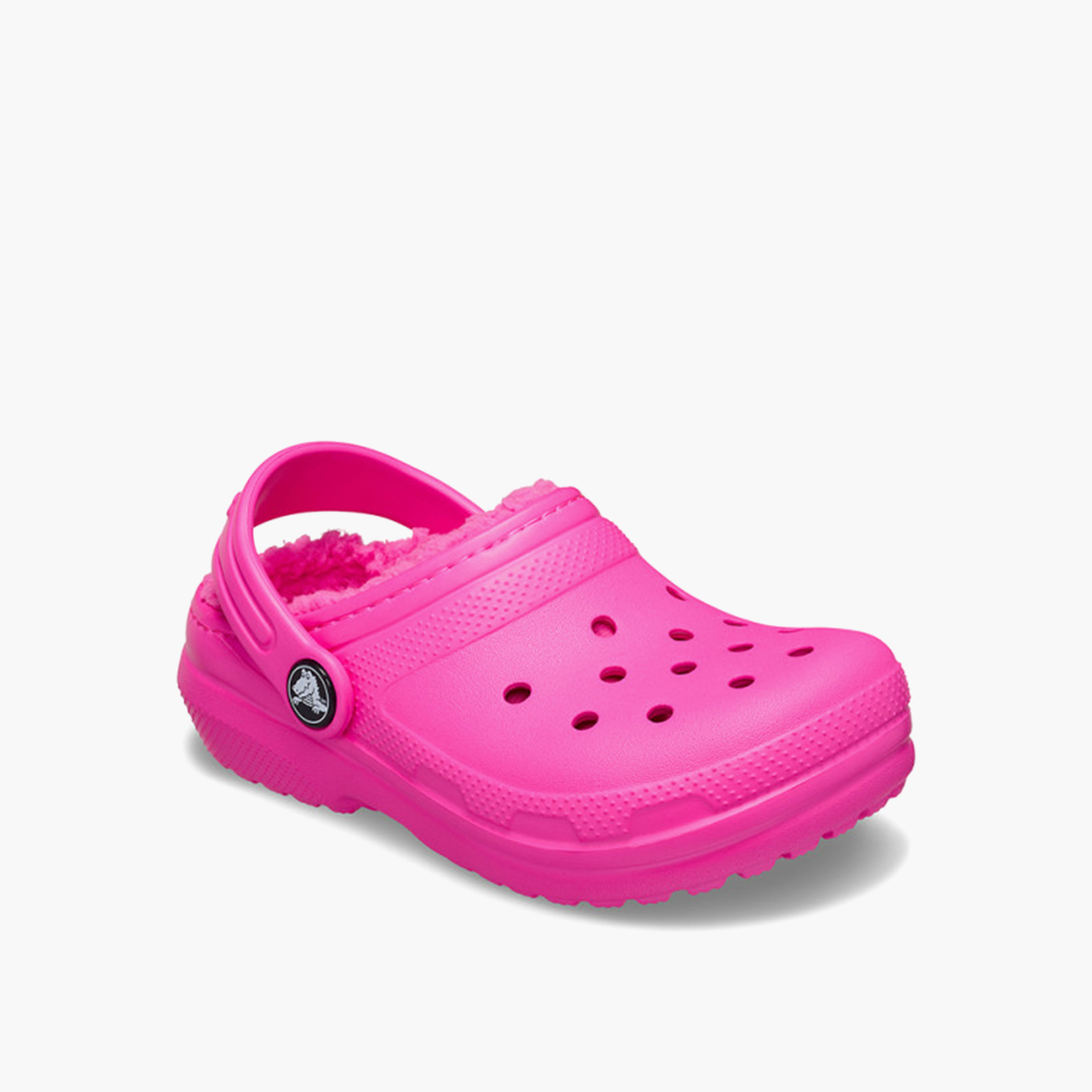 Crocs Girl's Back Strap Classic Lined Clogs | 207010-6XR-girls-shoes-flipflopsandslides-image-3