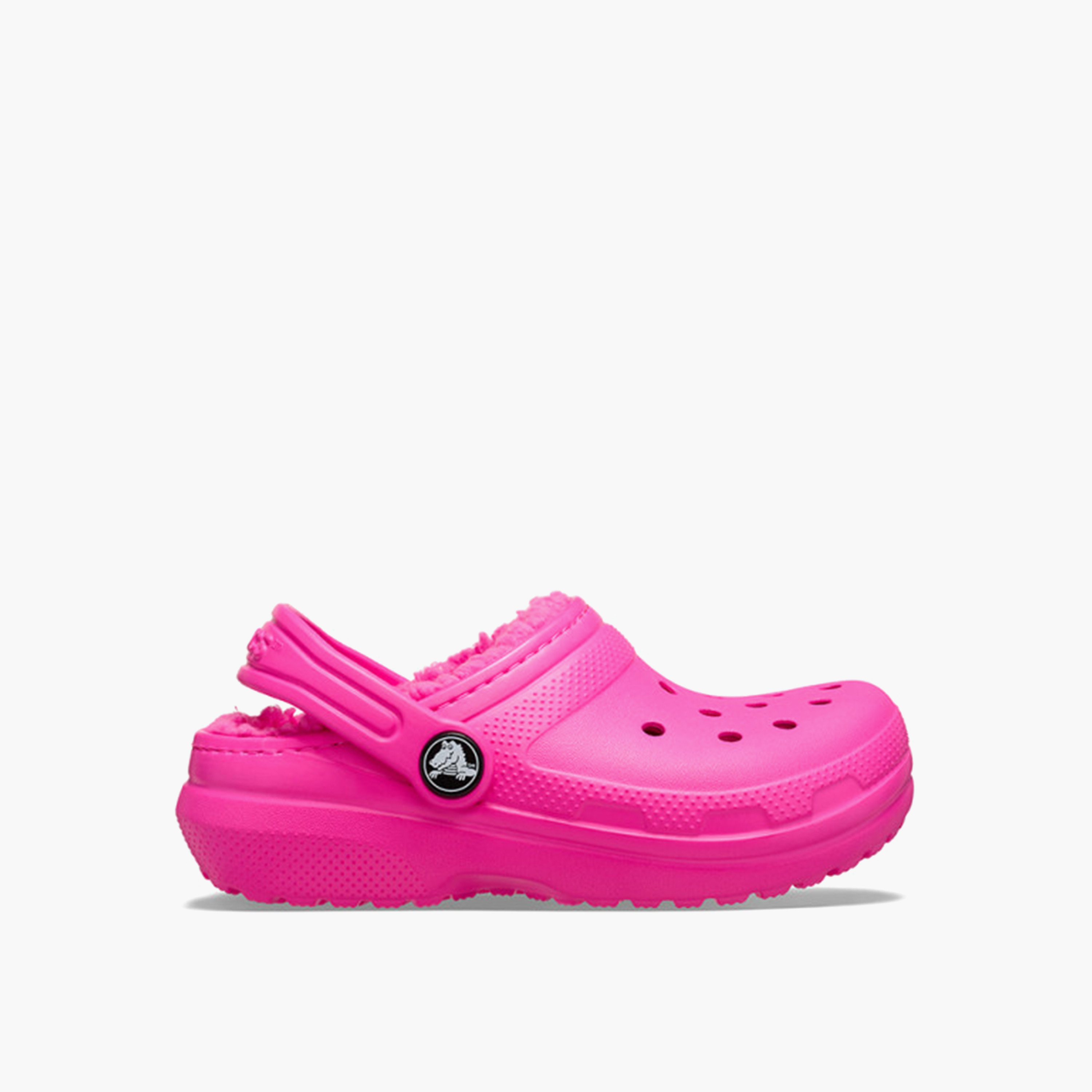 Crocs Girl's Back Strap Classic Lined Clogs | 207010-6XR-girls-shoes-flipflopsandslides-image-5