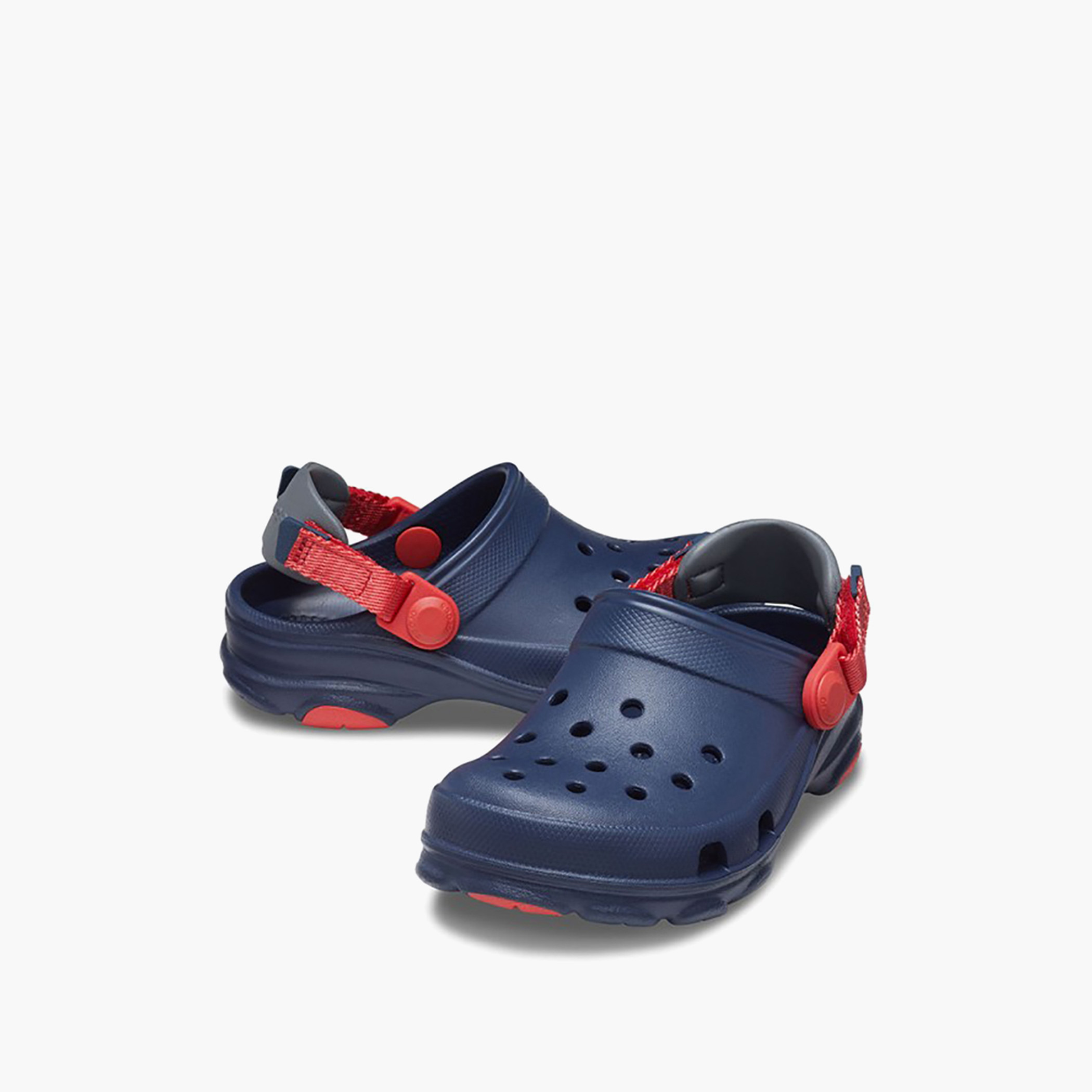 قباقيب كروكس كلاسيك أزرق كحلي بمقدمة دائرية للأطفال جميع التضاريس-boys-shoes-sandals-image-1