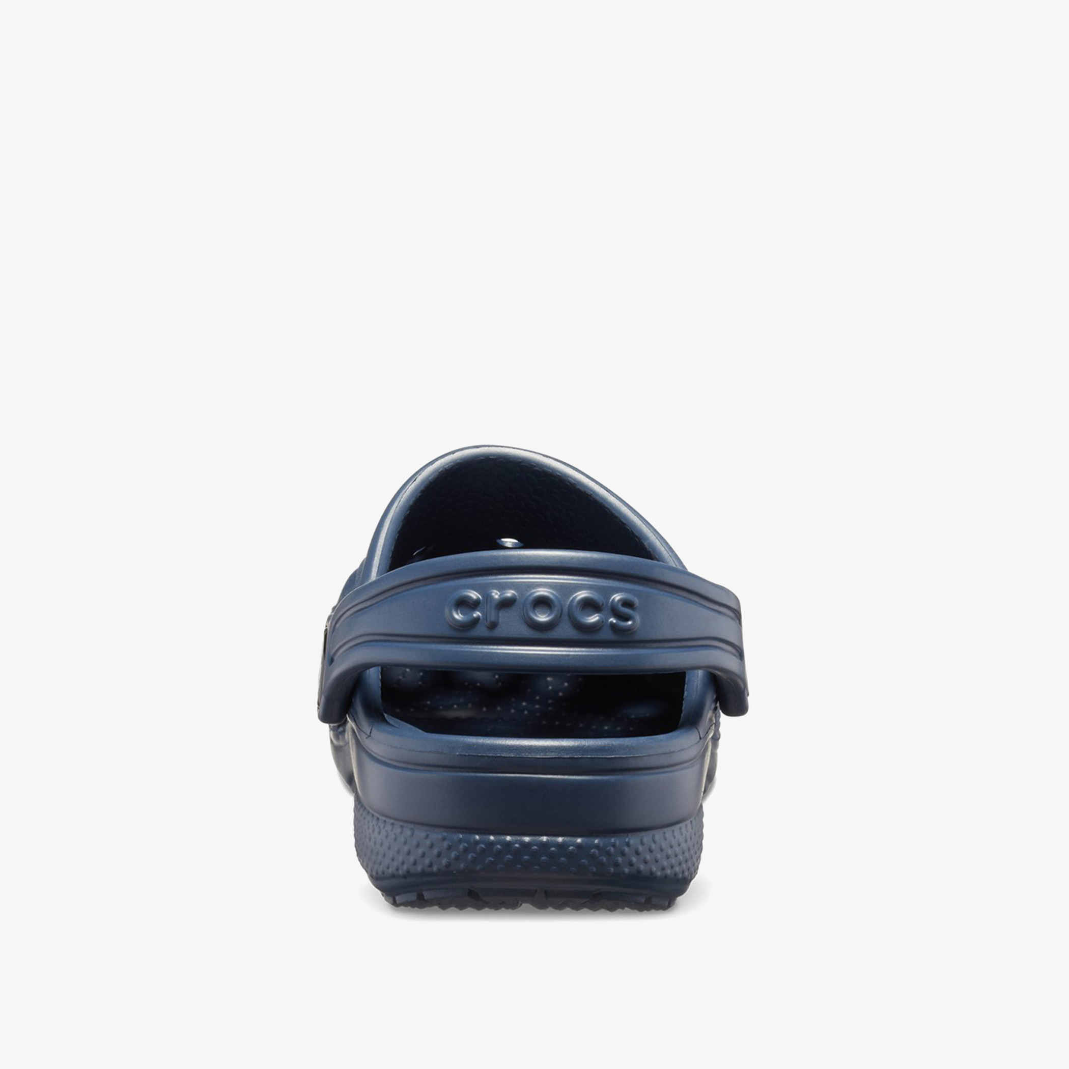 Crocs Kids Navy Blue Back Strap Cut Out Detail Baya Clogs-boys-shoes-sandals-image-7
