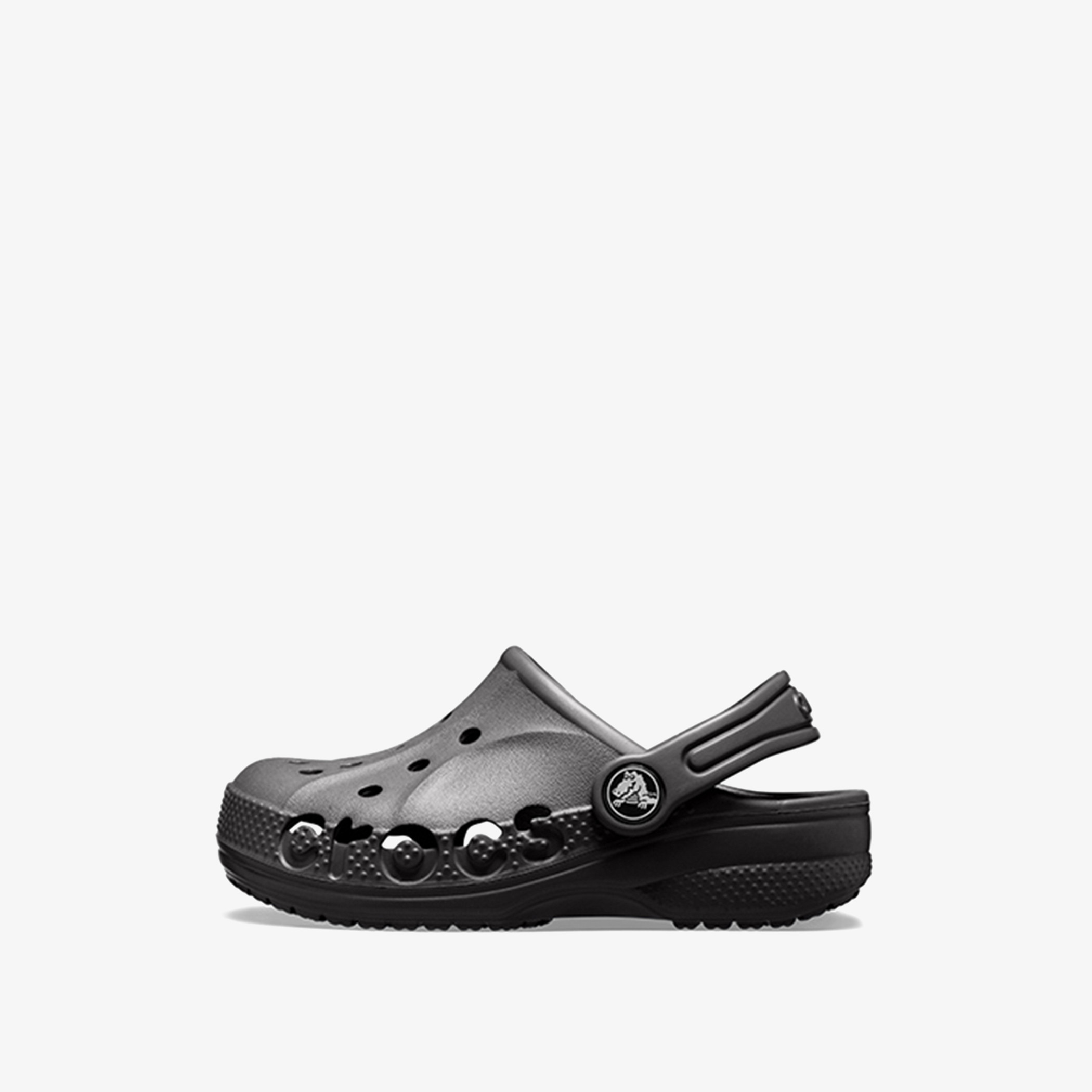 قباقيب بايا بحزام خلفي مع مزينة بقطع بلون أسود للأطفال من كروكس-boys-shoes-sandals-image-4