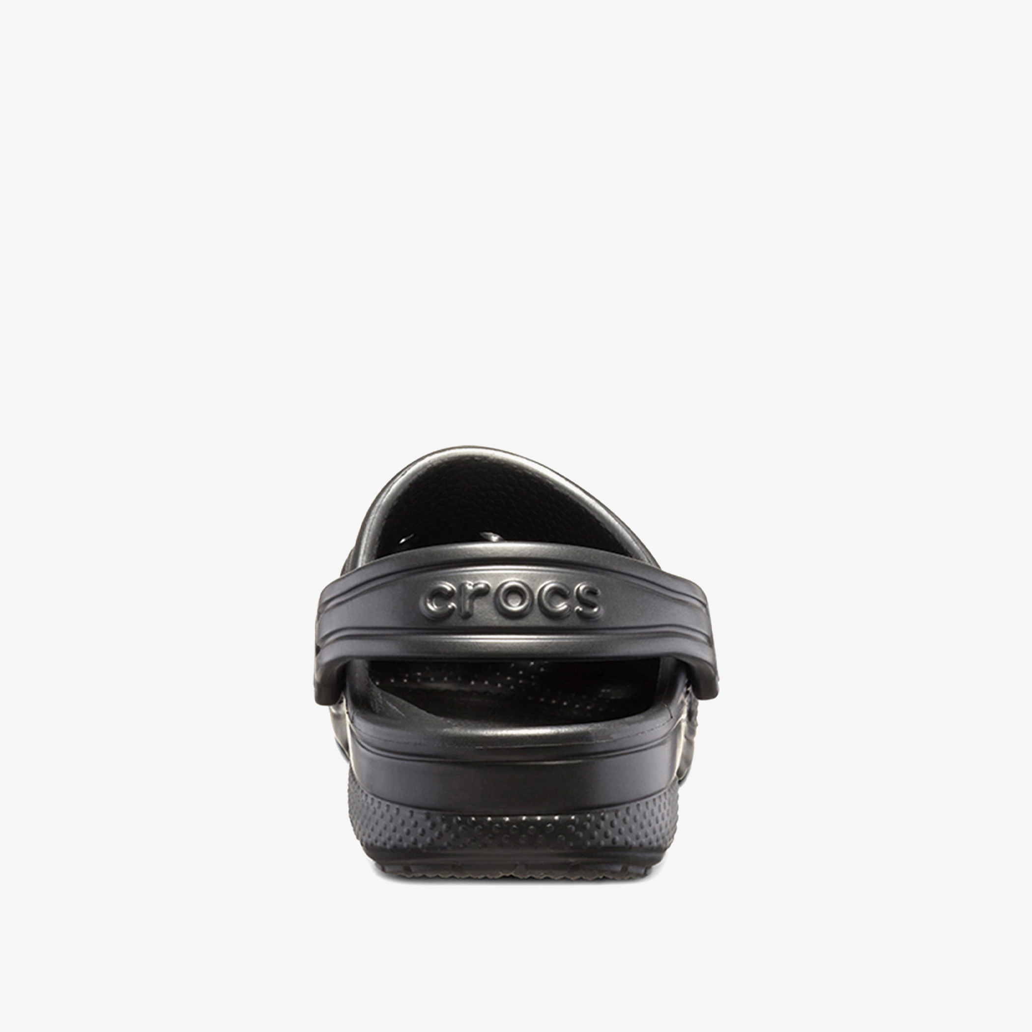 Crocs Kids Black Back Strap Cut Out Detail Baya Clogs-boys-shoes-sandals-image-7