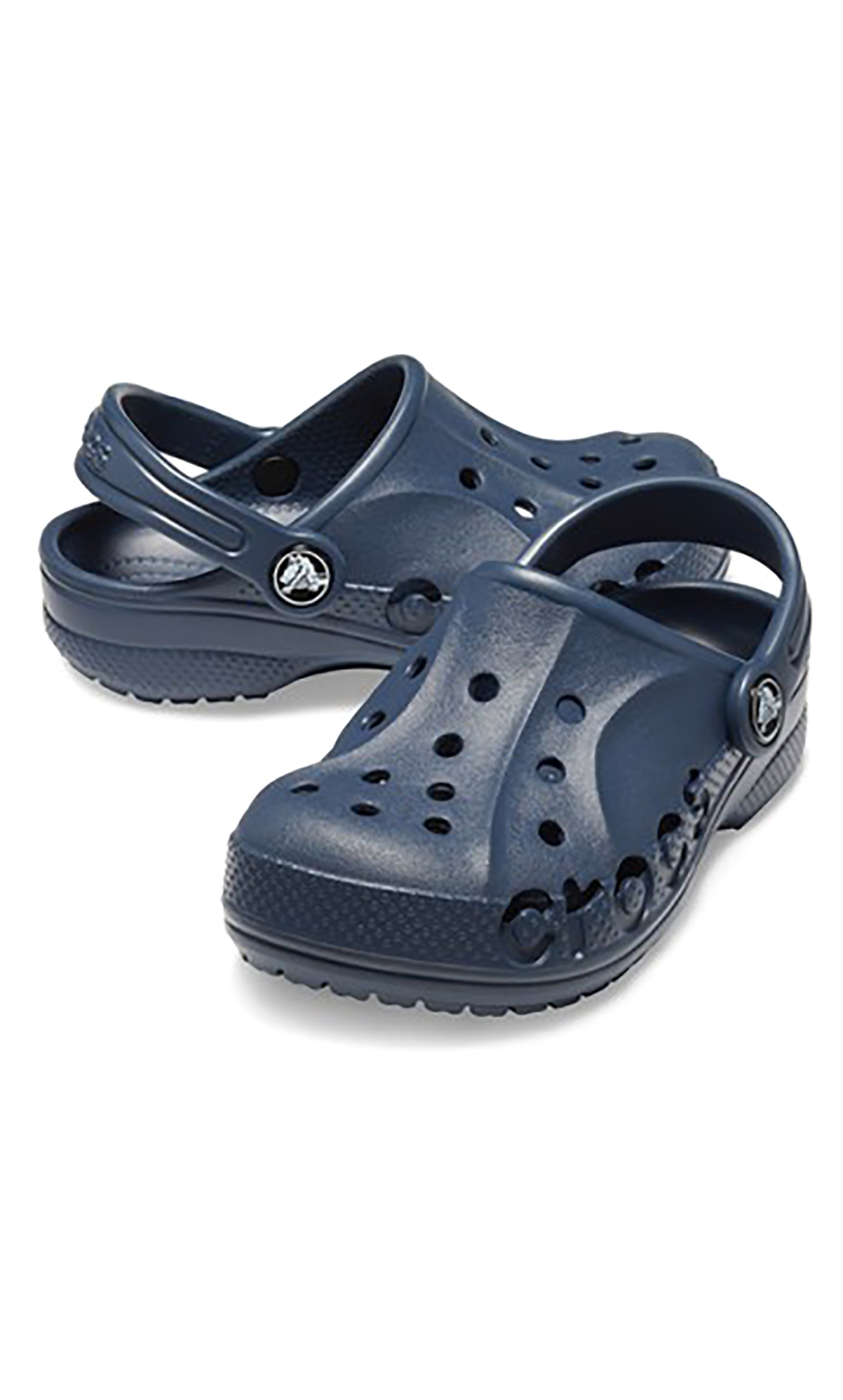 قبقاب كلاسيكي من كروكس بايا للأطفال مزين بفتحات مع لون أزرق كحلي-boys-shoes-sandals-image-1
