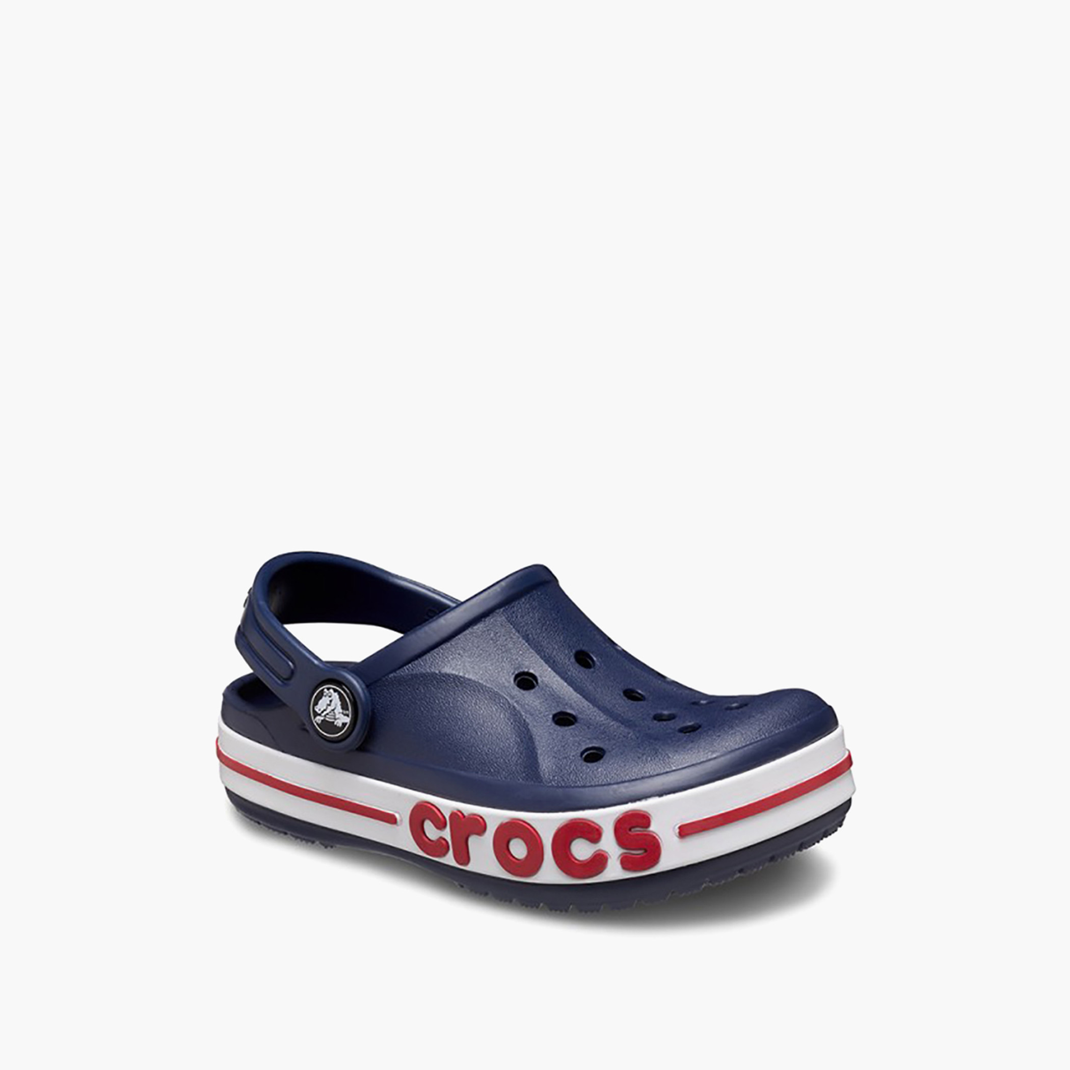 قباقيب كروكس بايا بند أزرق كحلي بمقدمة دائرية دائري للأطفال-baby-boys-shoes-sandals-image-2