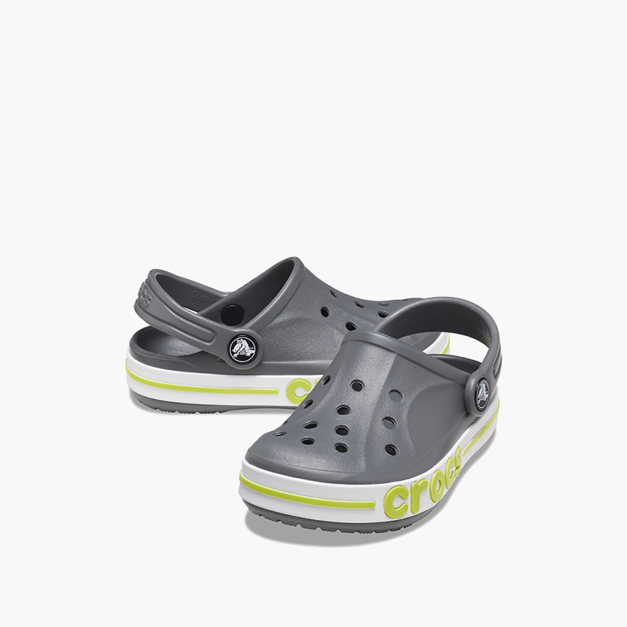 Grey crocs online kids