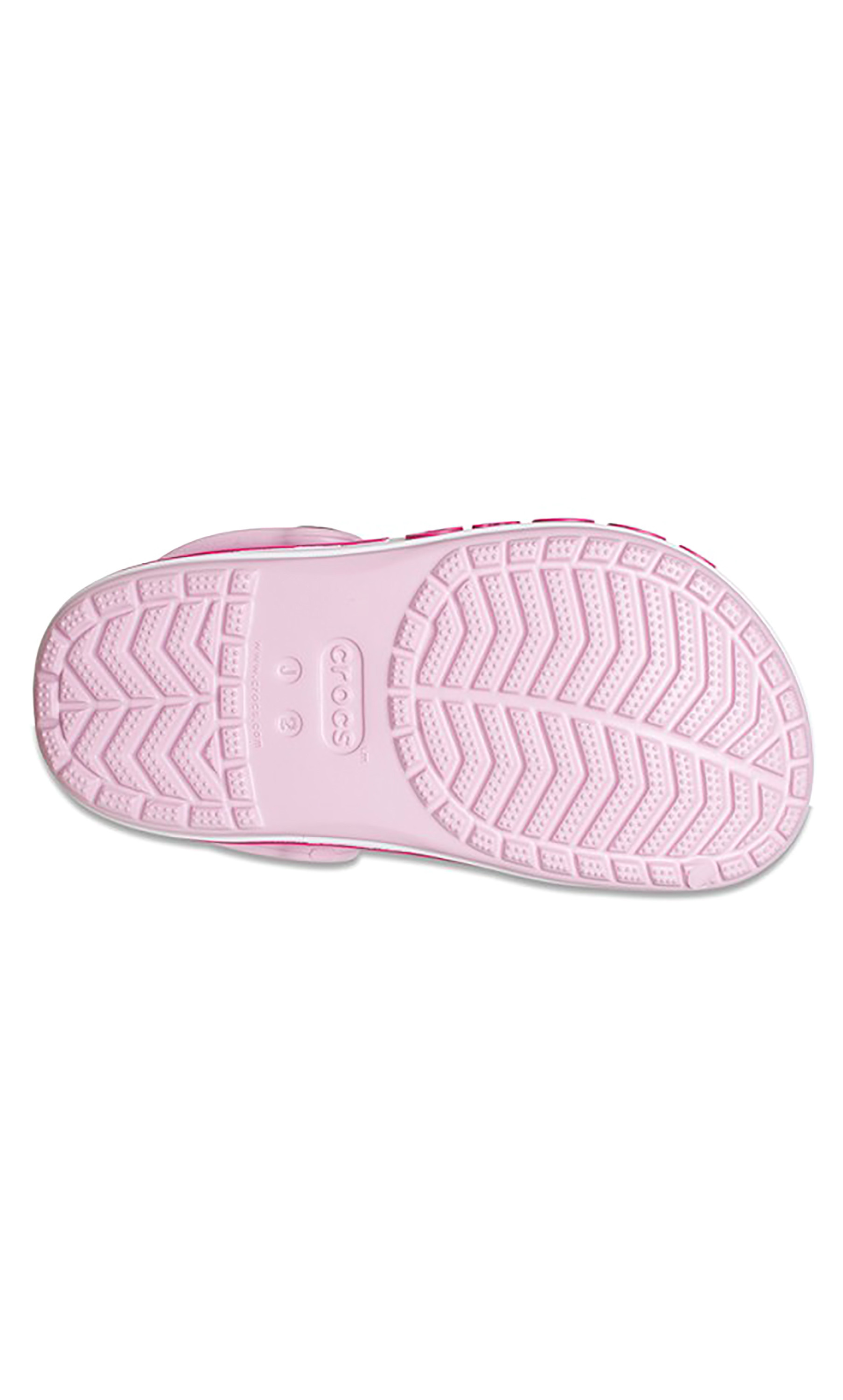 قبقاب كلاسيكي من كروكس بياباند للأطفال مزين بفتحات مع لون زهري-girls-shoes-sandals-image-6