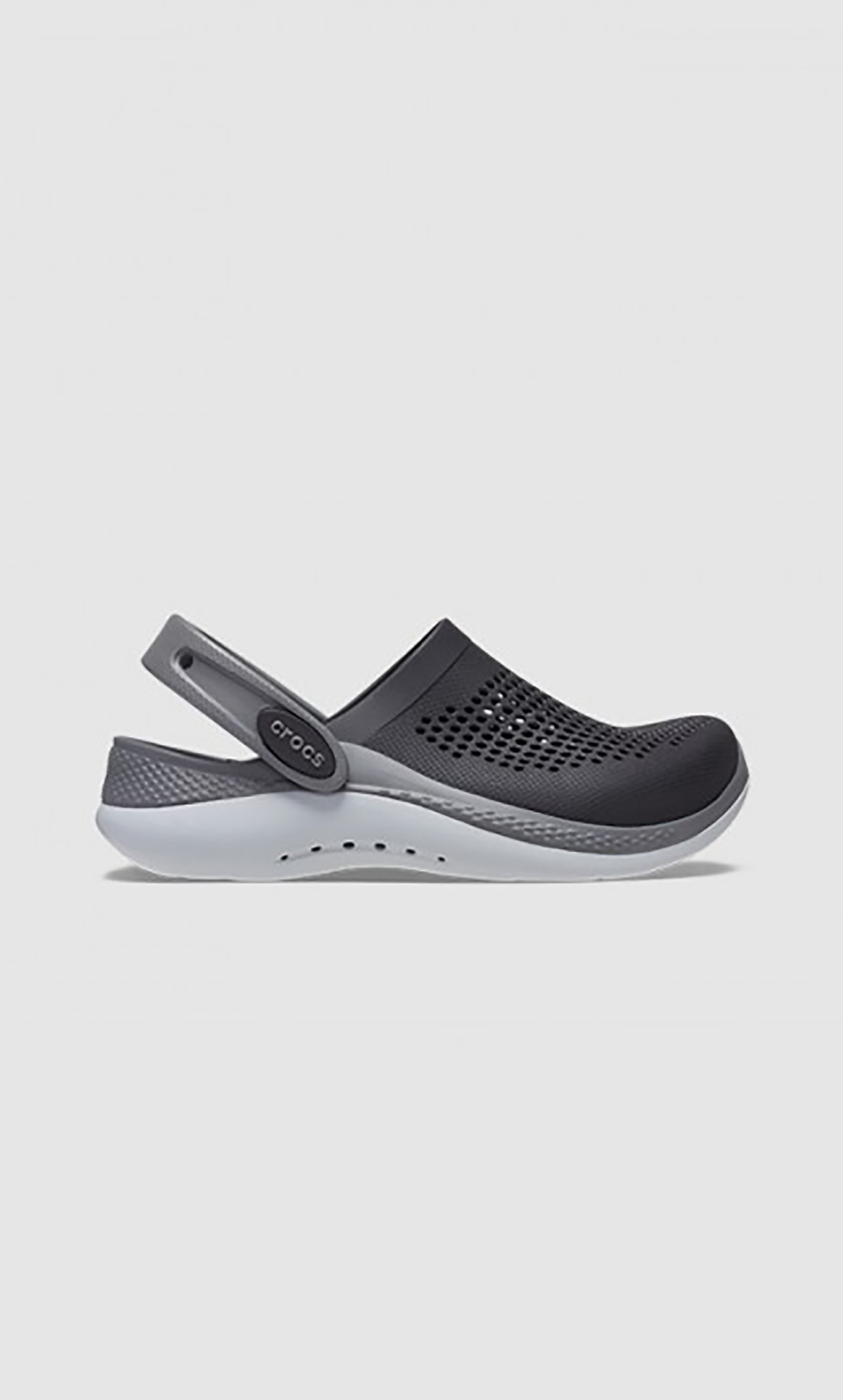 Crocs Kids Grey Literide 360 Perforated Clogs-boys-shoes-sandals-image-2
