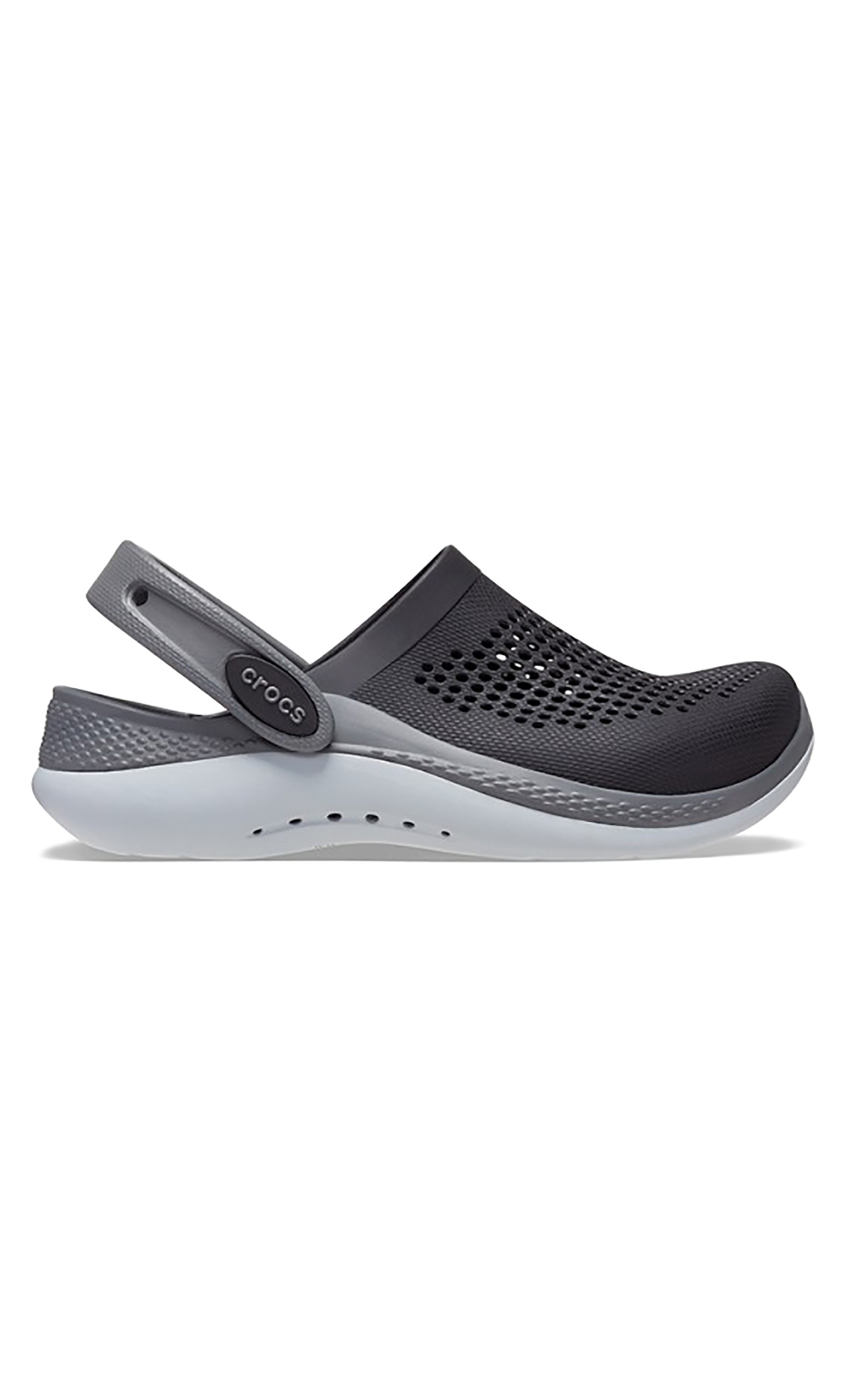 Crocs Kids Grey Literide 360 Perforated Clogs-boys-shoes-sandals-image-3