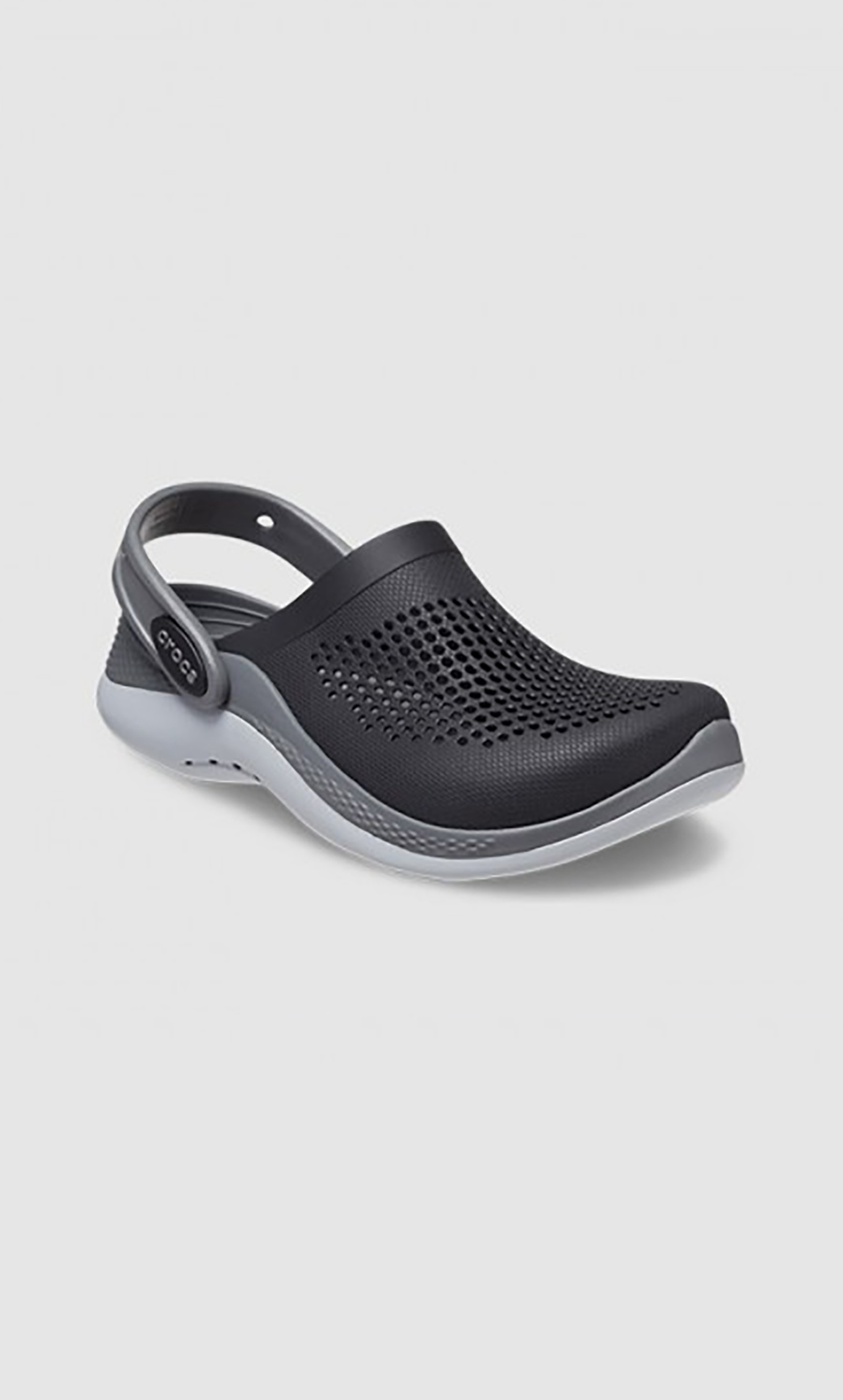Crocs Kids Grey Literide 360 Perforated Clogs-boys-shoes-sandals-image-4