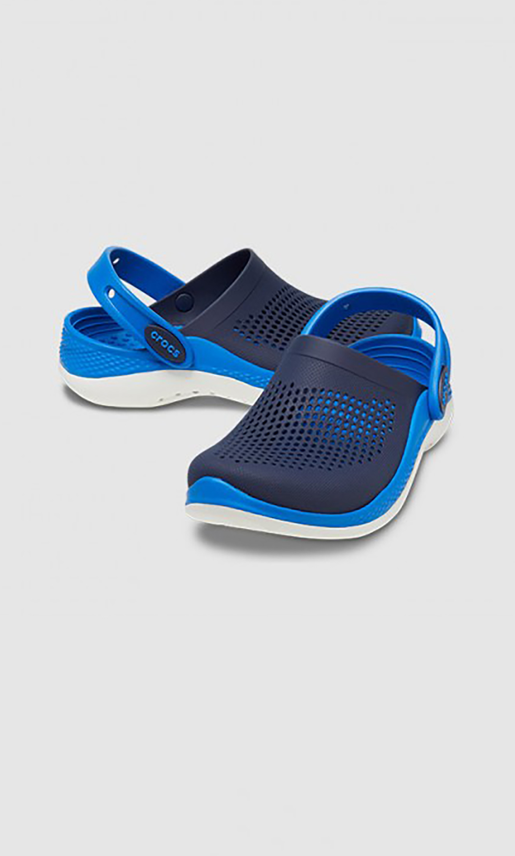 شبشب كروكس مثقب أزرق كحلي ليرايد 360 للأطفال-boys-shoes-sandals-image-1