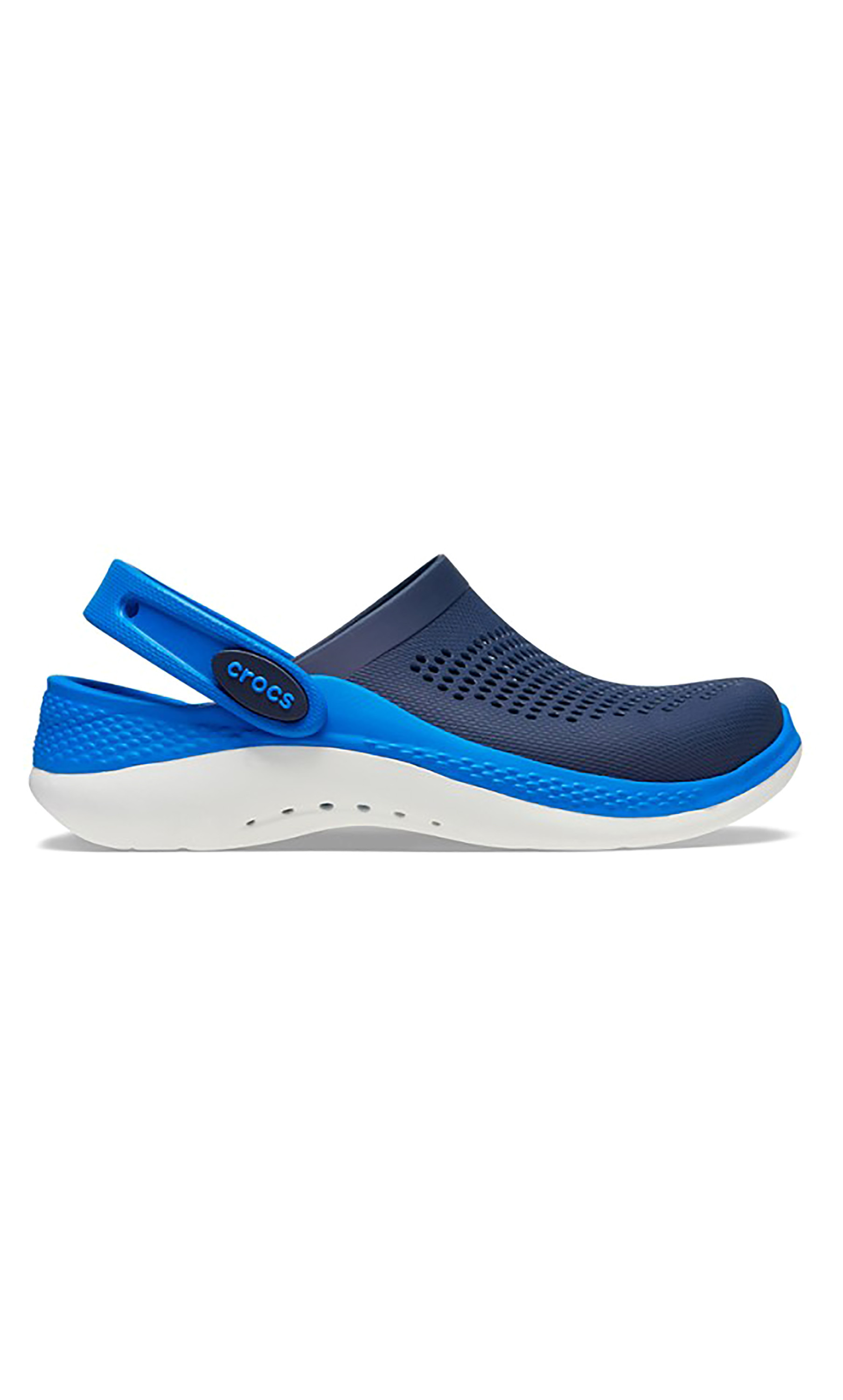 شبشب كروكس مثقب أزرق كحلي ليرايد 360 للأطفال-boys-shoes-sandals-image-2