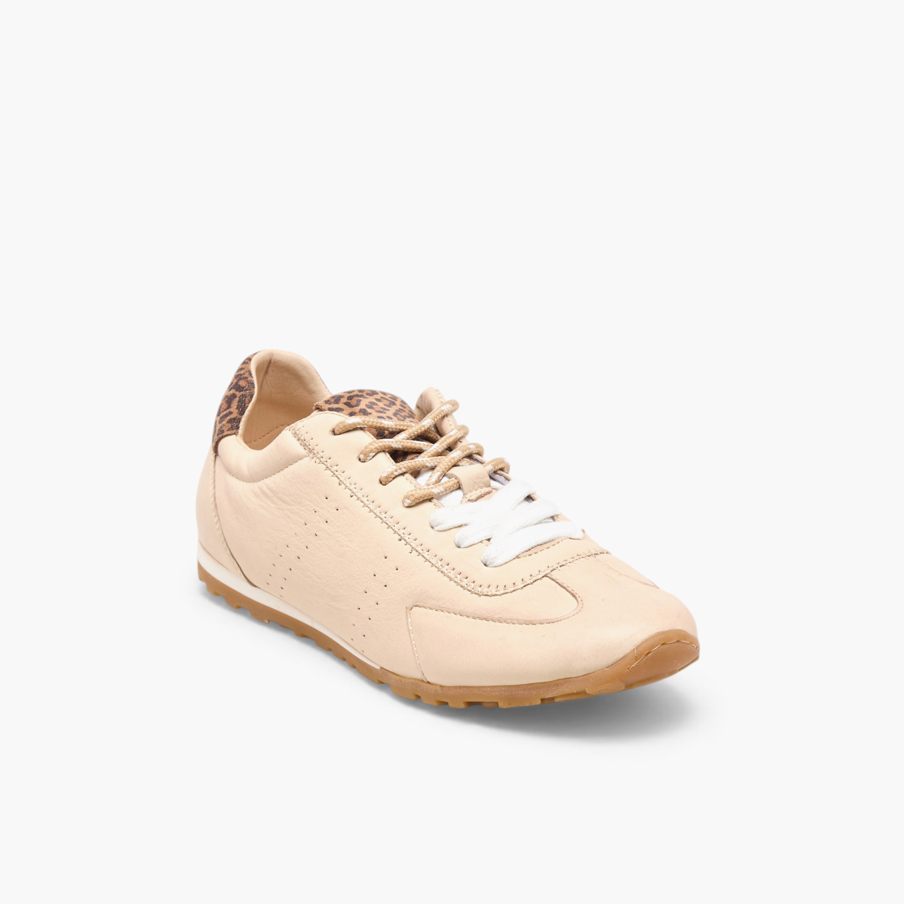 Duchini Women Lace-Up Leather Ankle Sneakers-women-shoes-sneakers-image-2