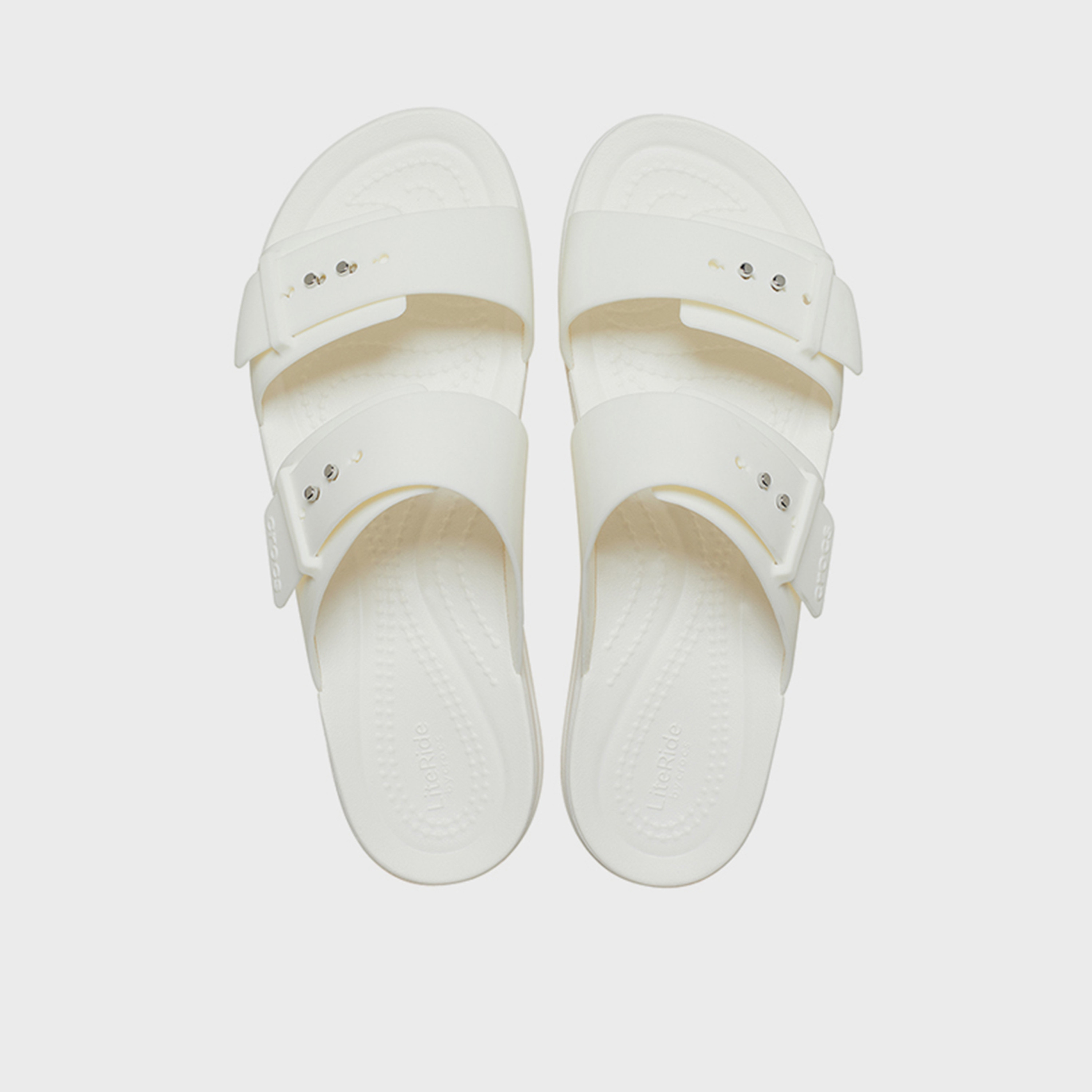 Crocs Women's Slip On Brooklyn Buckle Low Wedge Slide Sandals | 207431-0WV-women-shoes-sandals-flats-image-4
