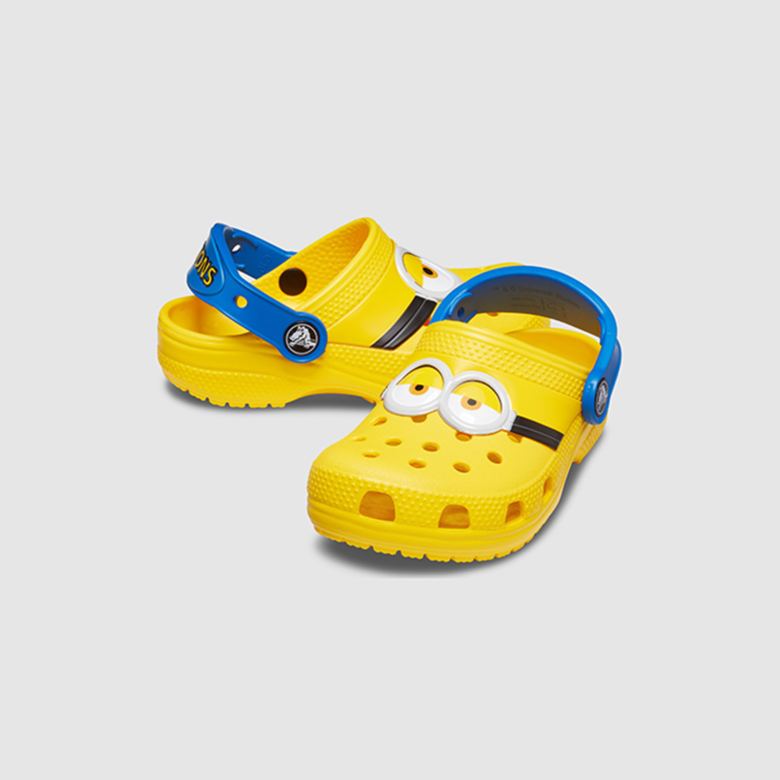  قباقيب كروكس ذو فن لاب آئي ايم مينيونس للأطفال مع مزين بفتحات-boys-shoes-sandals-image-1