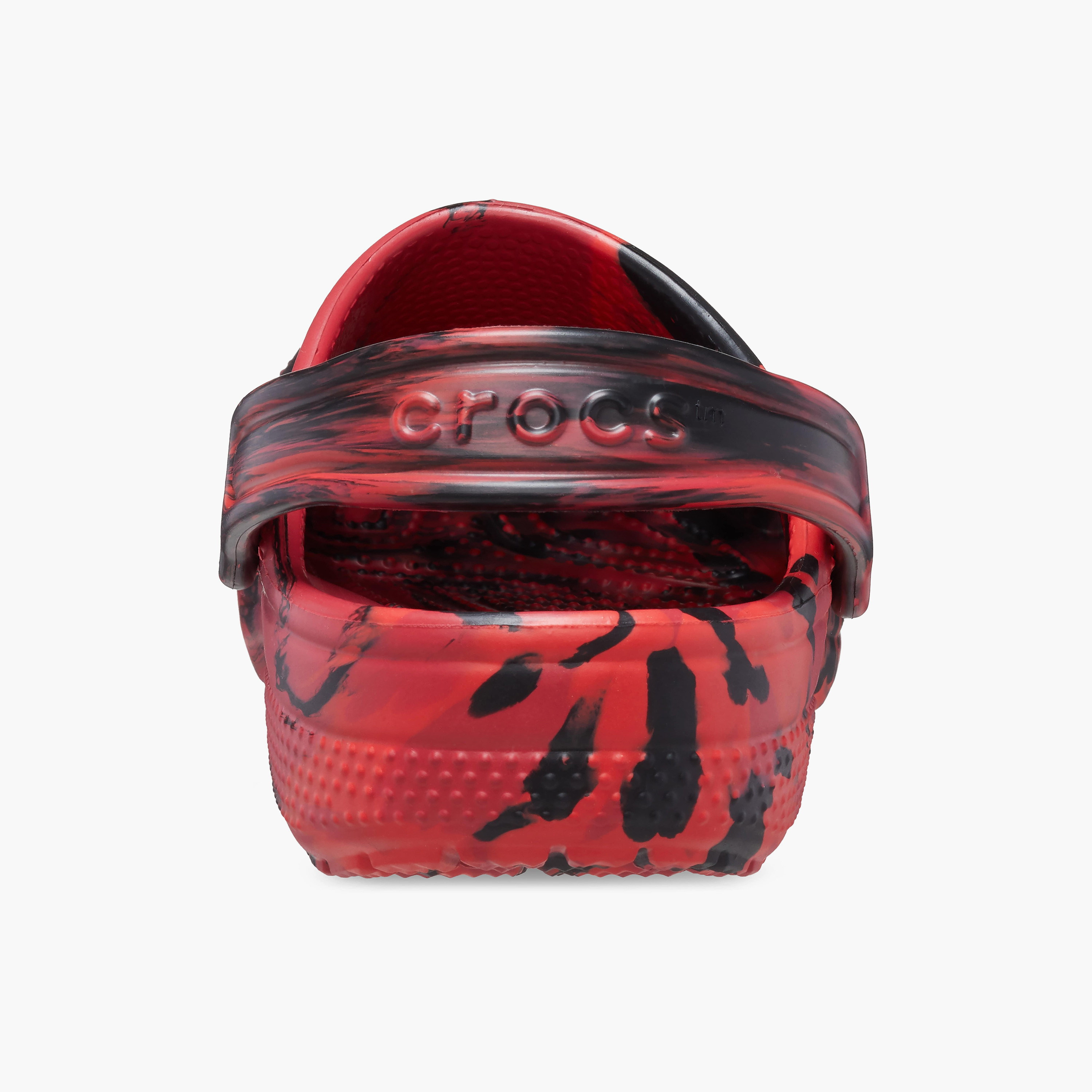  207464-3UF | قبقاب كلاسيكي من كروكس للأطفال مزين بفتحات رخامية مع حزام خلفي-boys-shoes-sandals-image-12