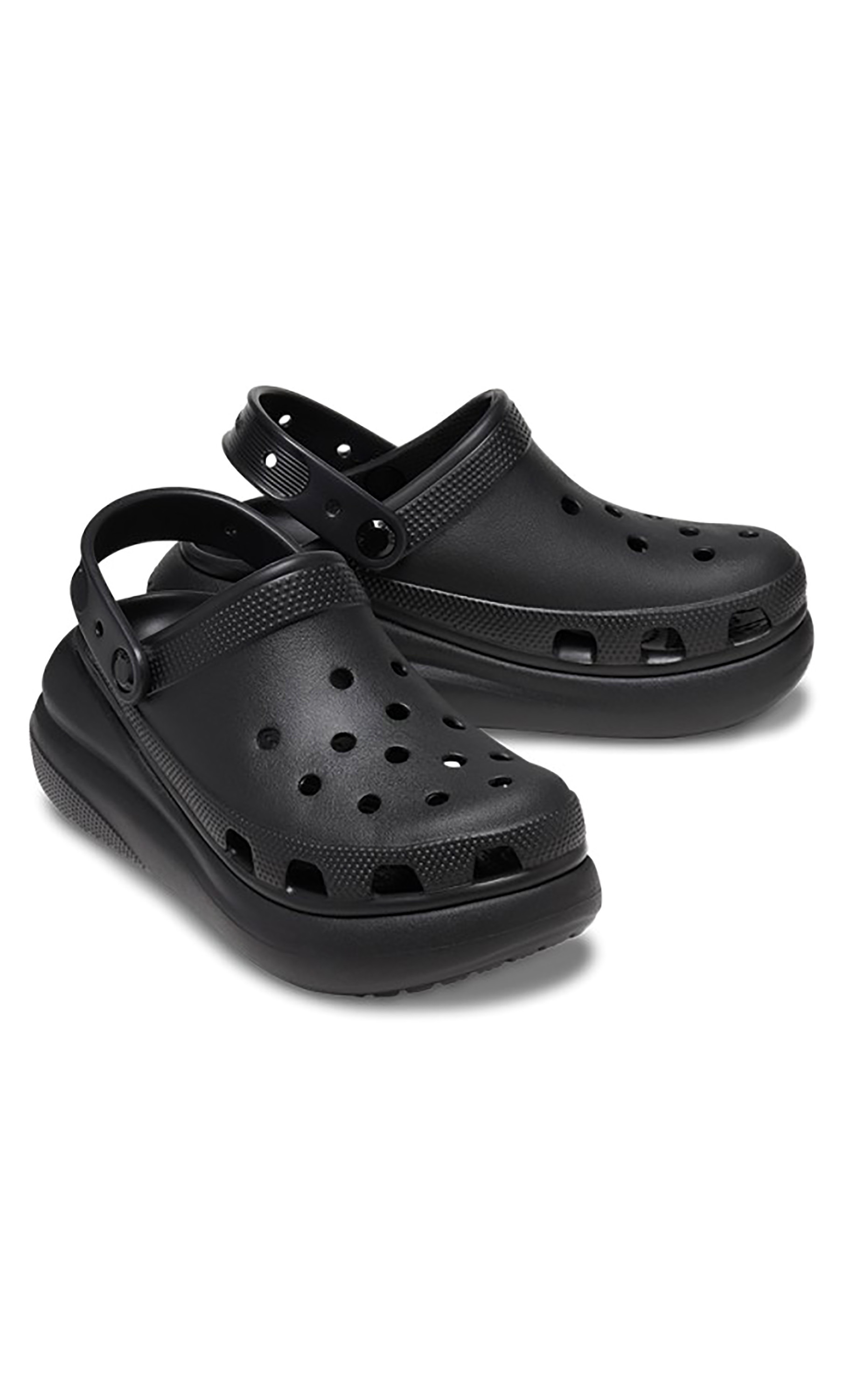 قبقاب كلاسيكي من كروكس للجنسين مزين بفتحات مع اسود-women-shoes-sandals-flats-image-1