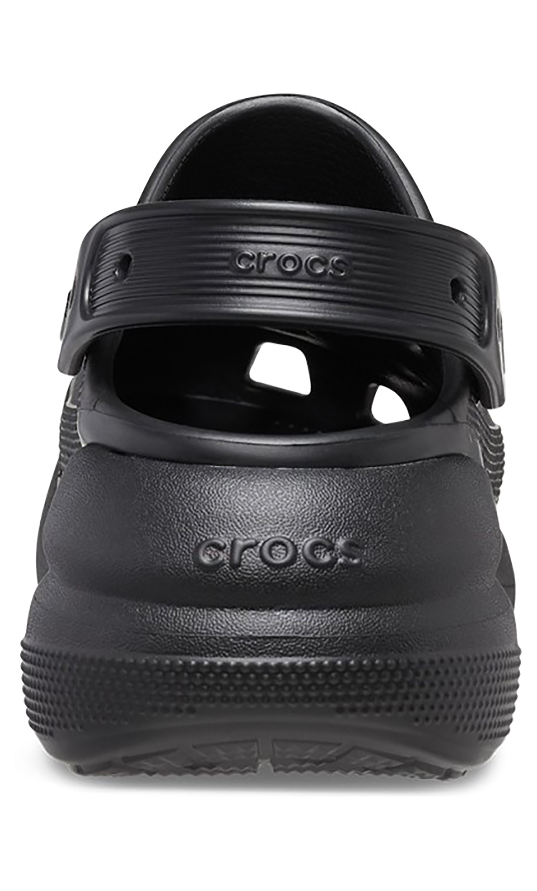 Crocs Unisex Black Cut Out Detail Clogs-women-shoes-sandals-flats-image-5