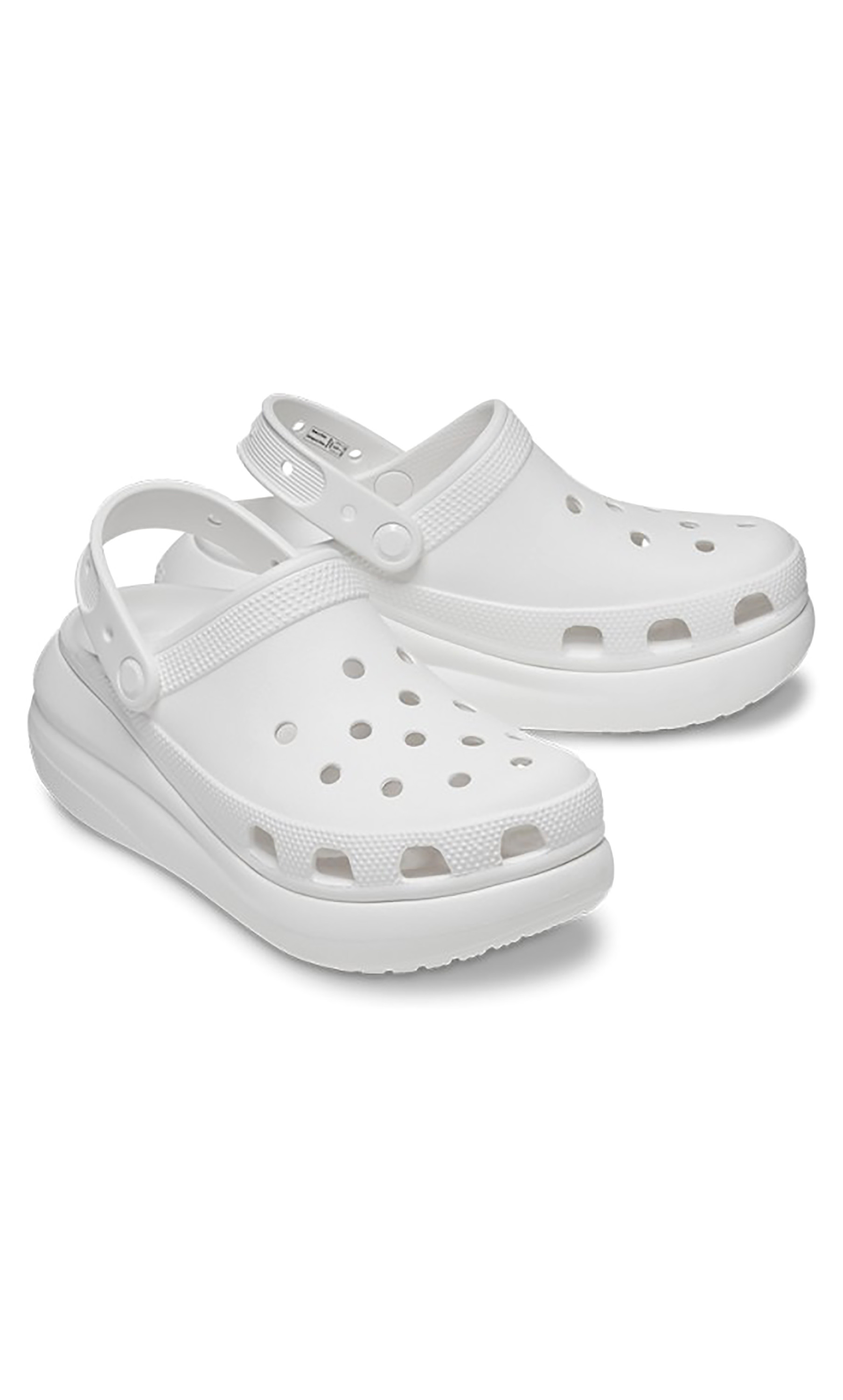 Crocs Unisex White Cut Out Detail Clogs-men-shoes-sandals-image-1