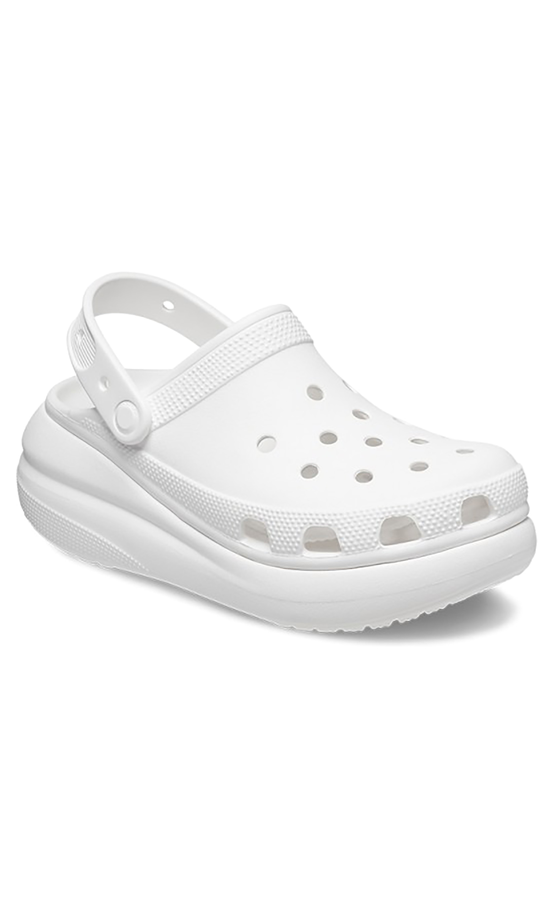 Crocs Unisex White Cut Out Detail Clogs-men-shoes-sandals-image-4