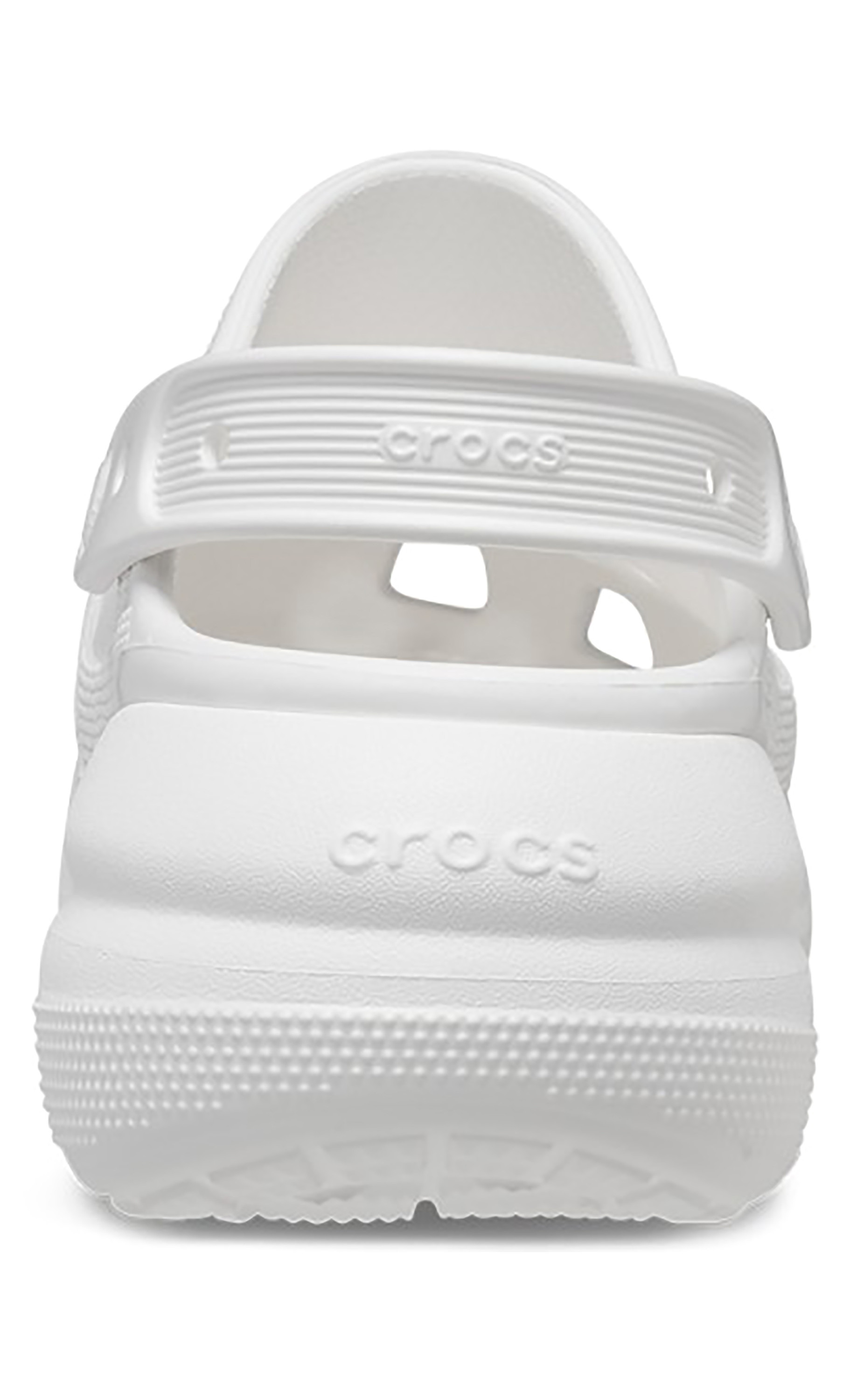 Crocs Unisex White Cut Out Detail Clogs-men-shoes-sandals-image-5