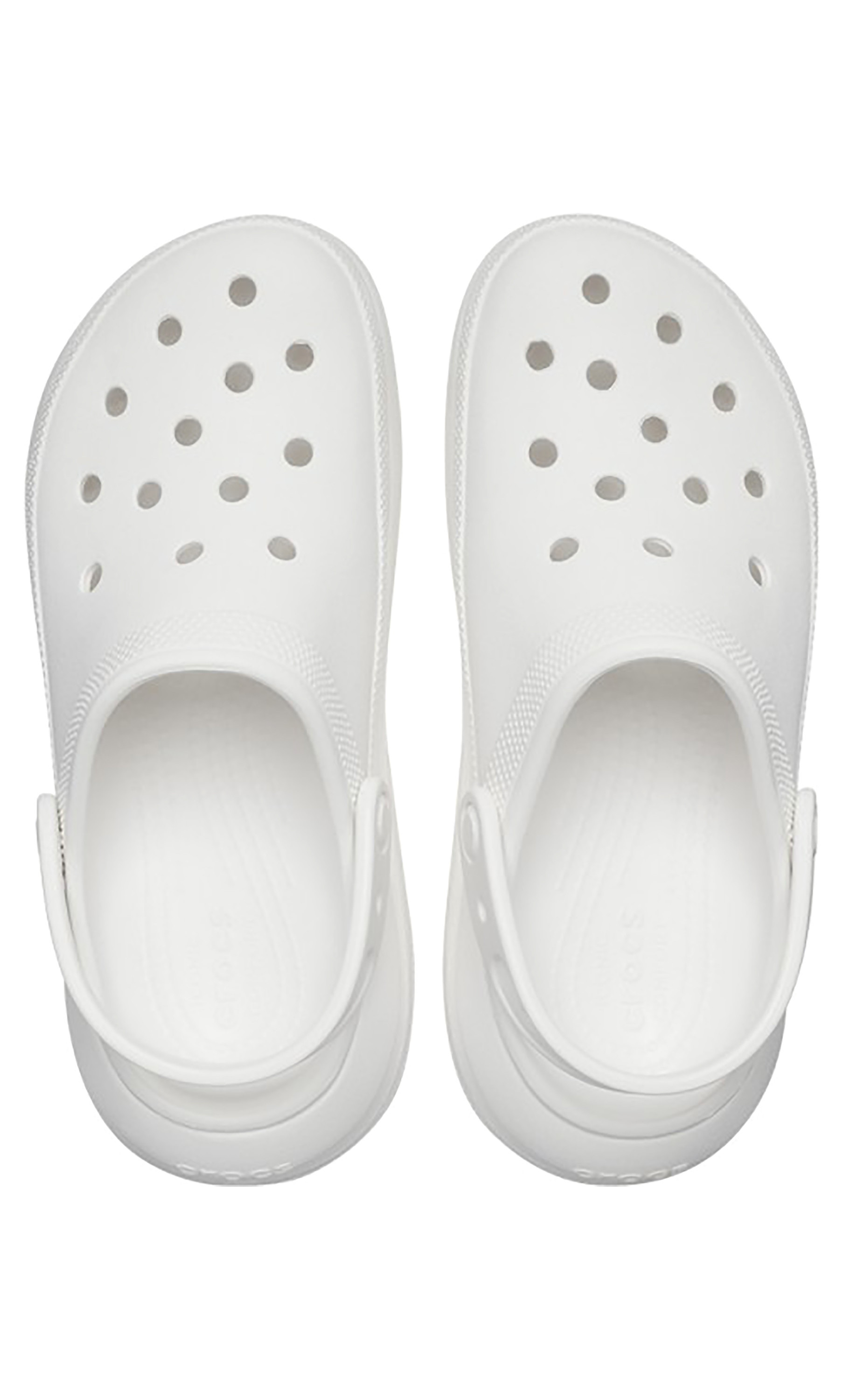 Crocs Unisex White Cut Out Detail Clogs-men-shoes-sandals-image-6