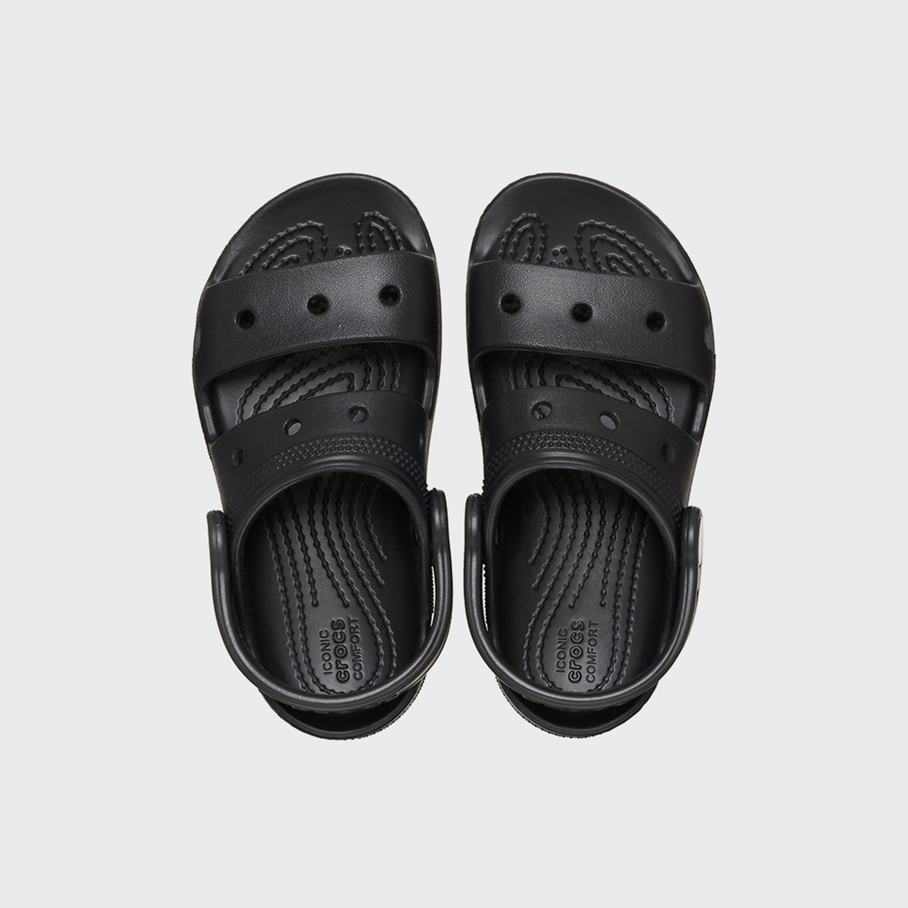 Crocs Kids Hook & Loop Classic Strap Sandals | 207537-001-boys-shoes-sandals-image-4