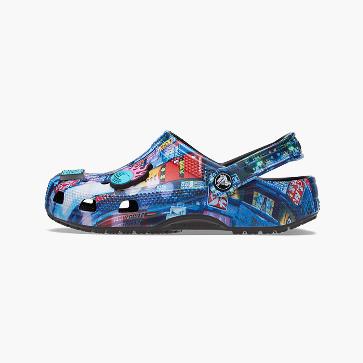Crocs Unisex Multicolour Round Toe Printed Classic Cyber Nights Clogs-women-shoes-sandals-flats-image-4