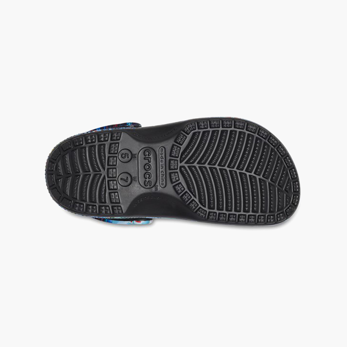 قبقاب كروكس كلاسيك سايبر نايتس مطبوع بمقدمة مستديرة متعدد الألوان للجنسين-women-shoes-sandals-flats-image-5