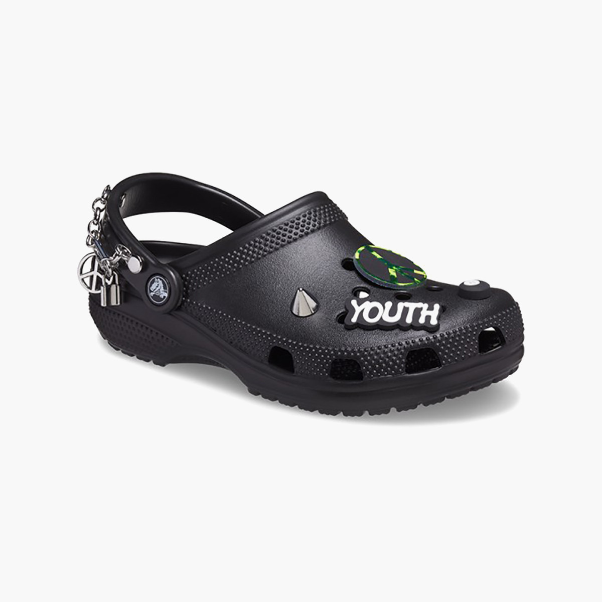 Youth black crocs hot sale