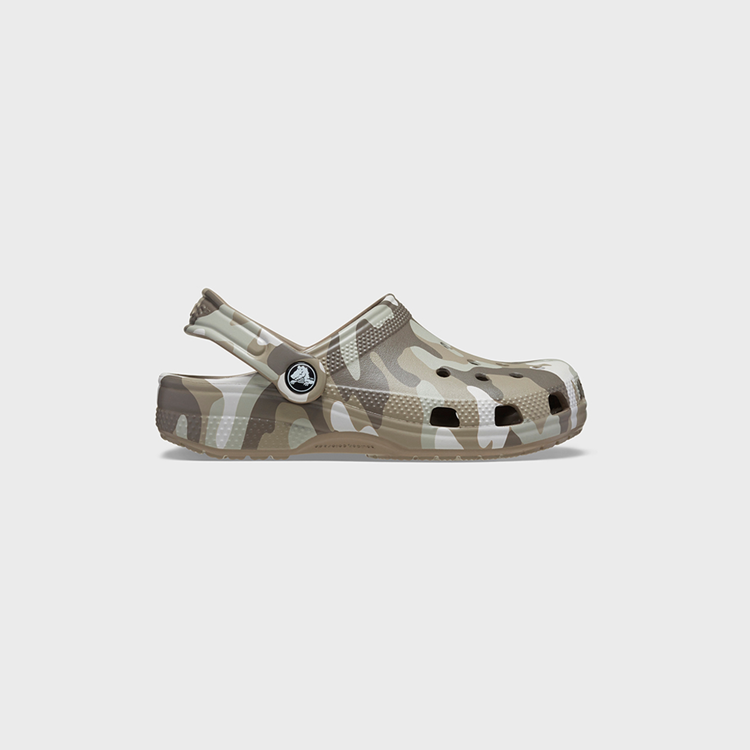 Crocs Kids Slip On Classic Camo Clogs | 207594-2ZJ-boys-shoes-sandals-image-5