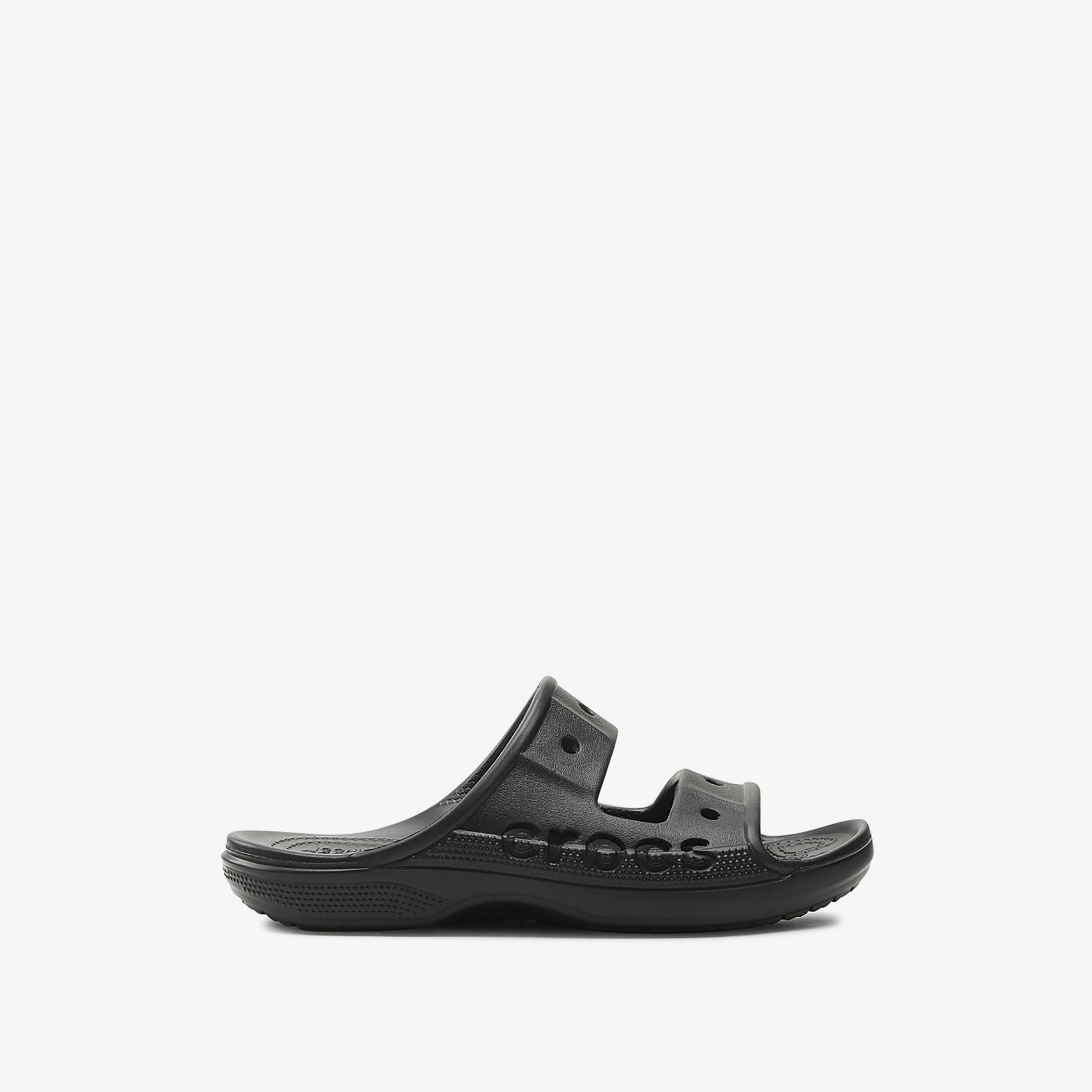 صندل سلايد من كروكس بلون أسود بايا للجنسين مع مزين بفتحات-men-shoes-sandals-image-3