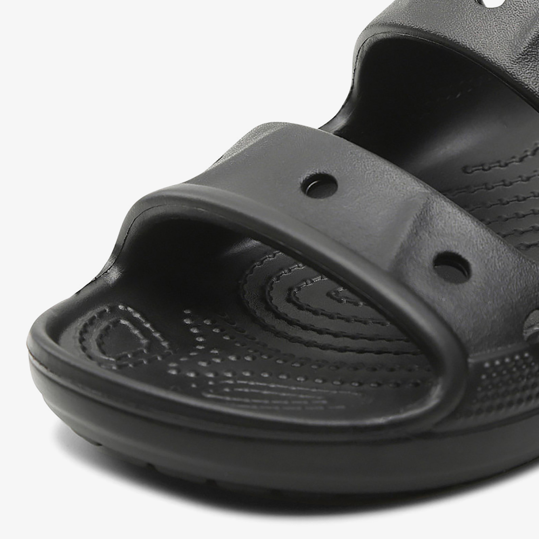 صندل سلايد من كروكس بلون أسود بايا للجنسين مع مزين بفتحات-men-shoes-sandals-image-5