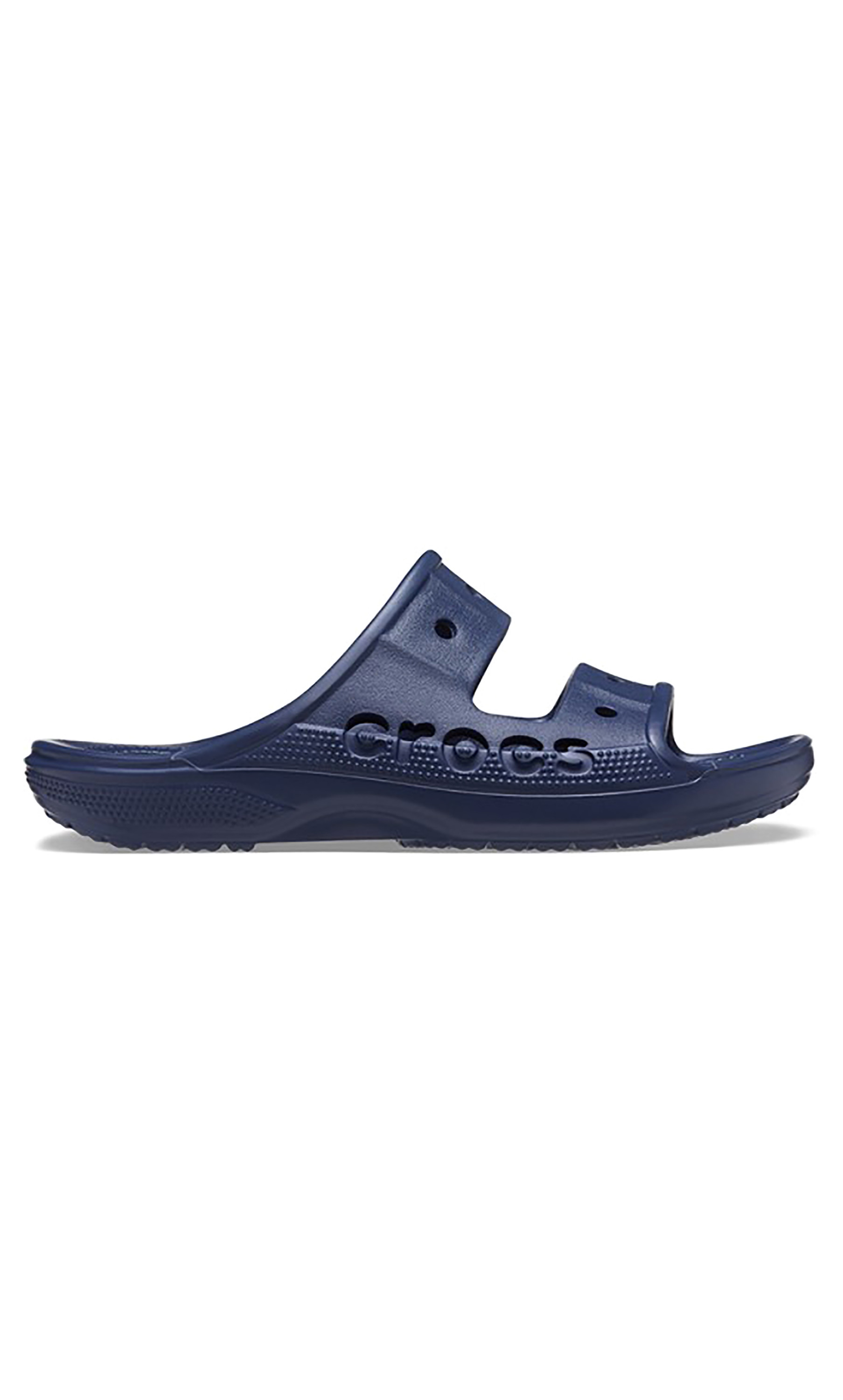 صندل سلايد من كروكس بلون أزرق كحلي بايا للجنسين مع مزين بفتحات-men-shoes-sandals-image-2