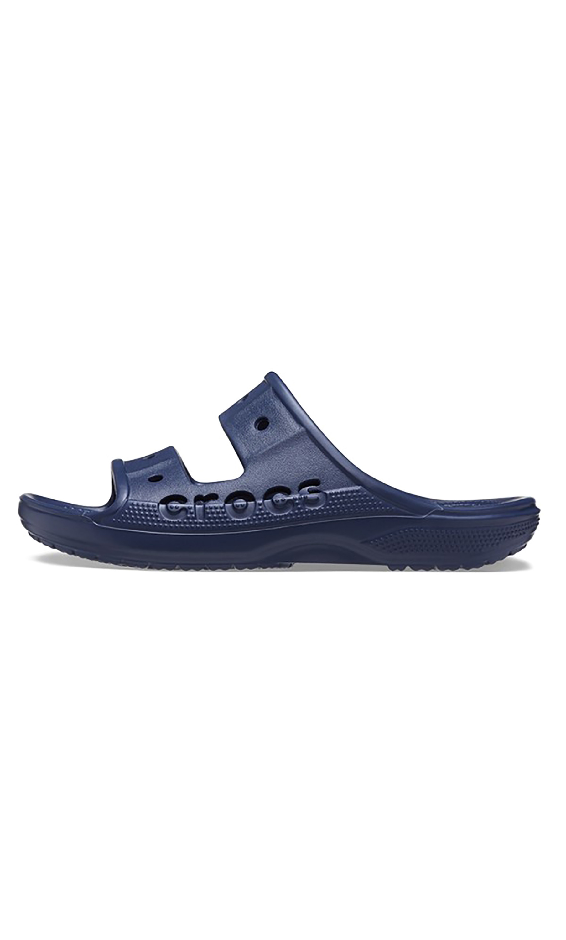 صندل سلايد من كروكس بلون أزرق كحلي بايا للجنسين مع مزين بفتحات-men-shoes-sandals-image-3
