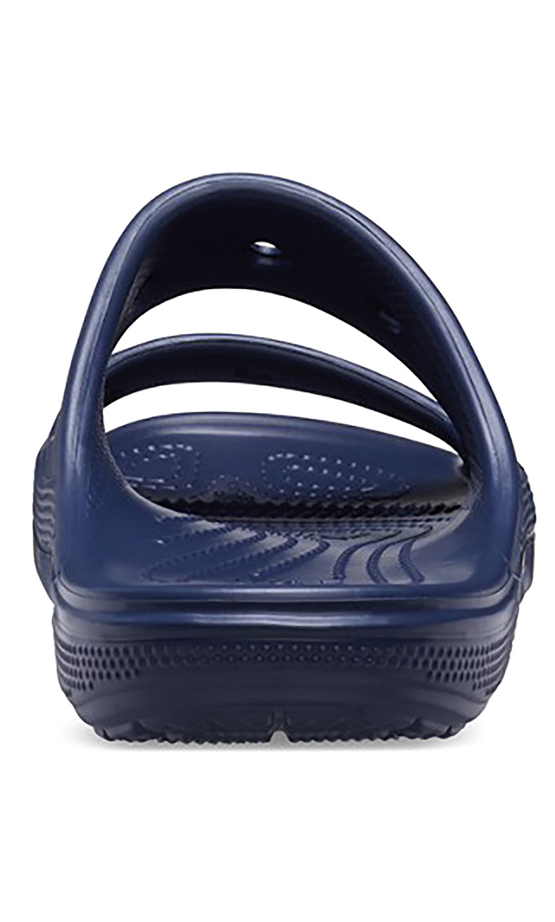 صندل سلايد من كروكس بلون أزرق كحلي بايا للجنسين مع مزين بفتحات-men-shoes-sandals-image-5