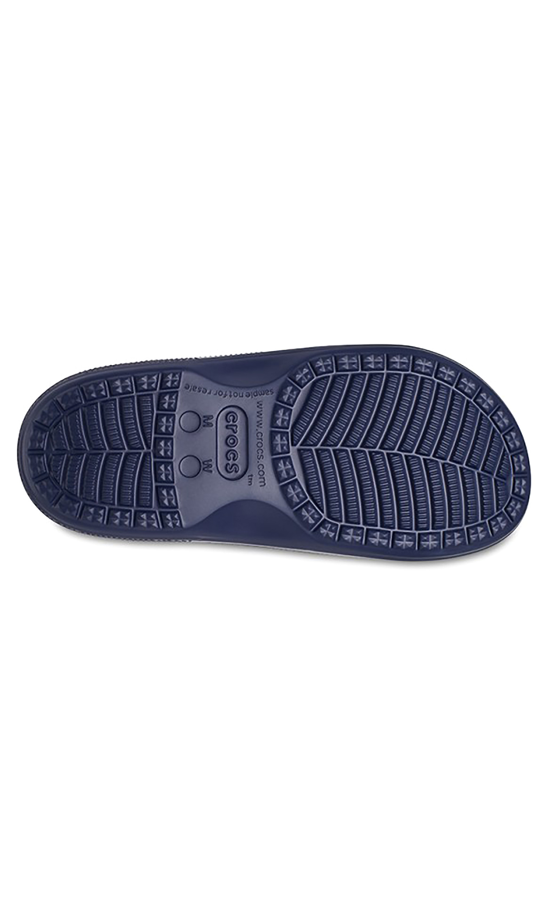 صندل سلايد من كروكس بلون أزرق كحلي بايا للجنسين مع مزين بفتحات-men-shoes-sandals-image-7