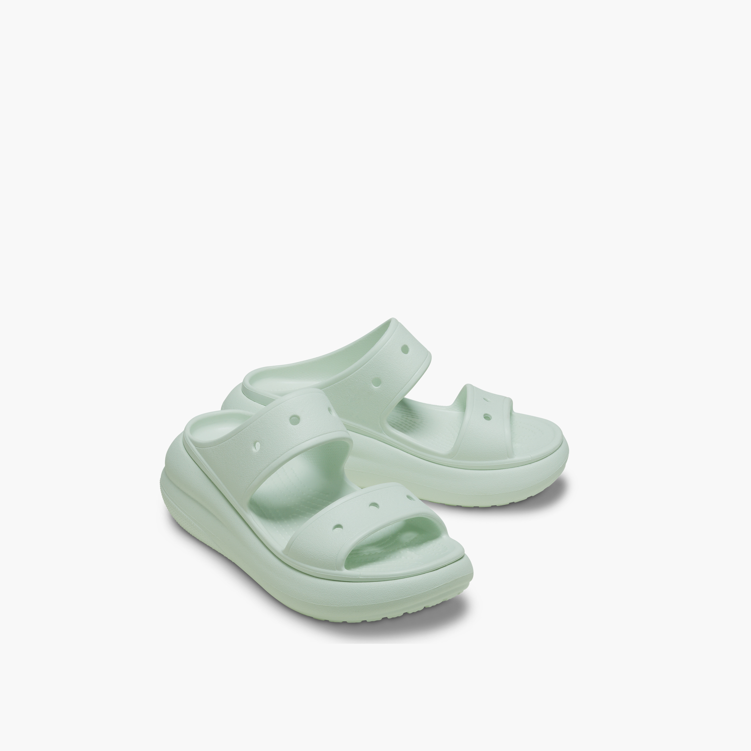Crocs Women's Slip On Crush Platform Strap Sandals | 207670-3YF-women-shoes-flipflopsandslides-image-1