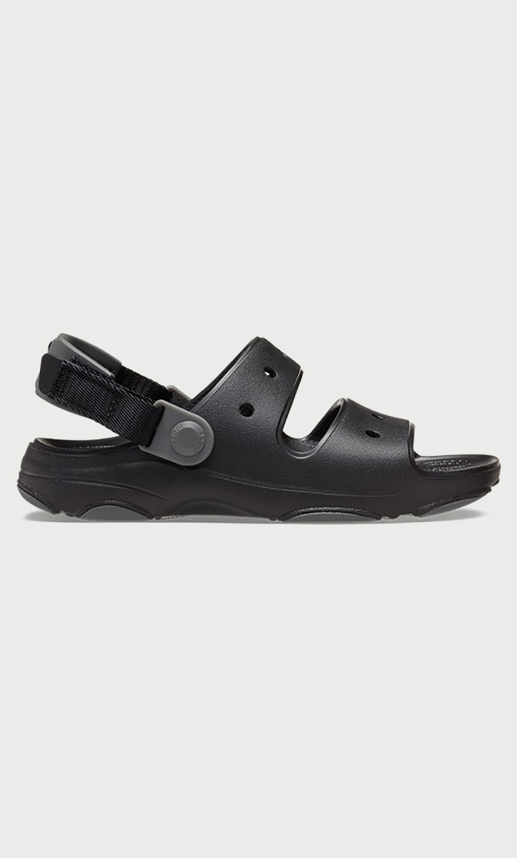 صندل كلاسيكي من كروكس للأطفال بتفاصيل مقصوصة لجميع التضاريس مع إغلاق فيلكرو-girls-shoes-sandals-image-3