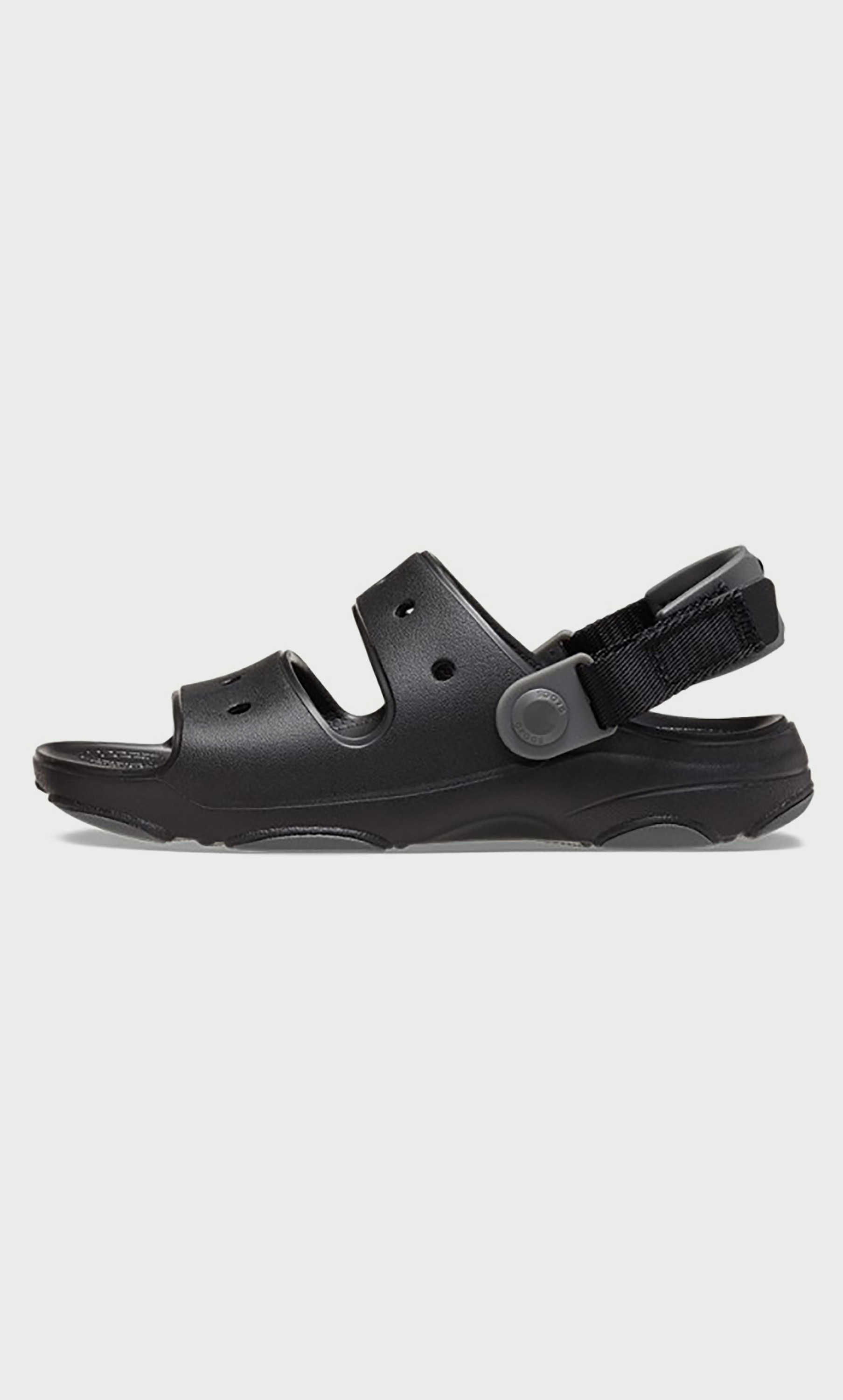 صندل كلاسيكي من كروكس للأطفال بتفاصيل مقصوصة لجميع التضاريس مع إغلاق فيلكرو-girls-shoes-sandals-image-4
