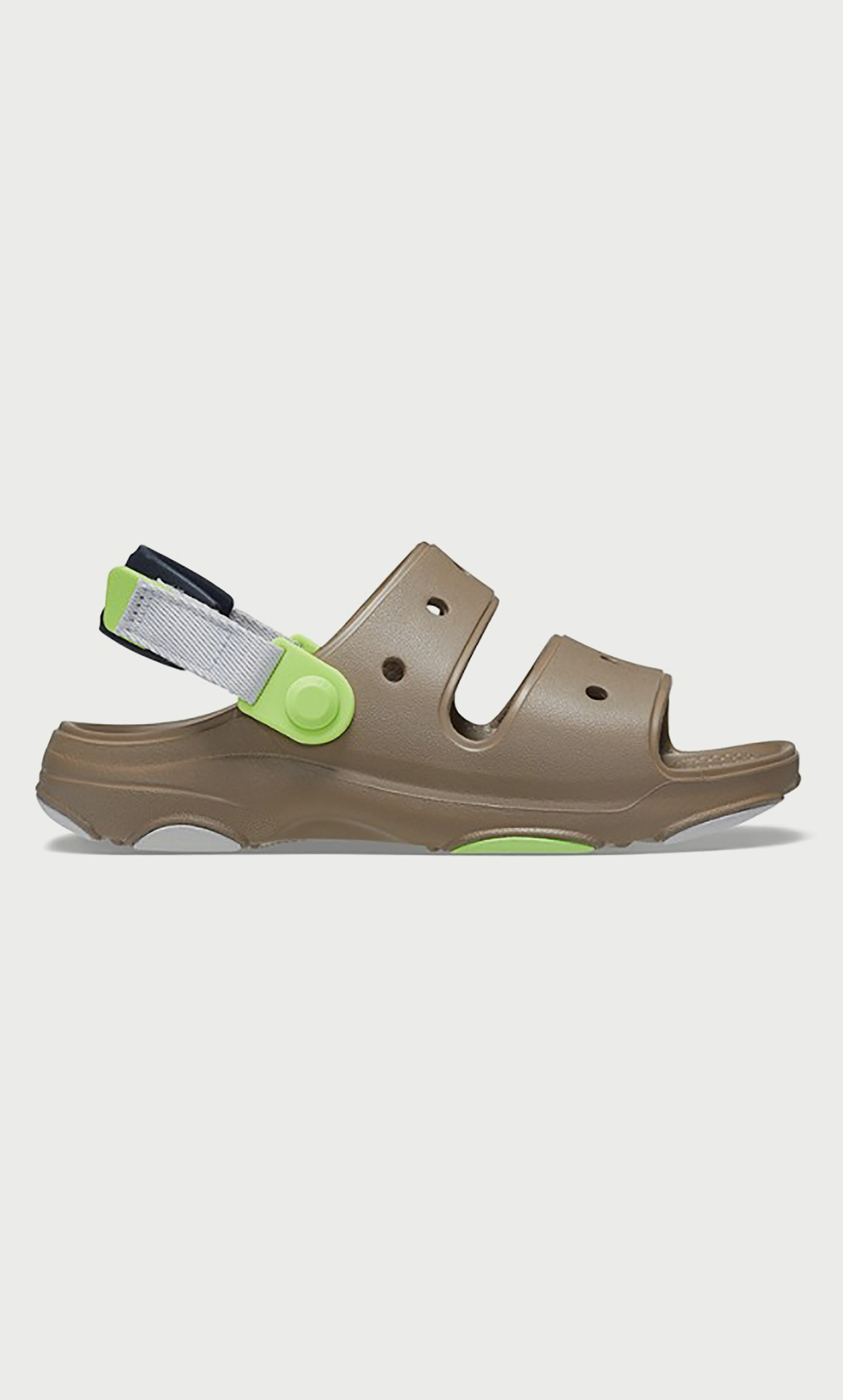 صندل كلاسيكي من كروكس للأطفال بتفاصيل مقصوصة لجميع التضاريس مع إغلاق فيلكرو-girls-shoes-sandals-image-9