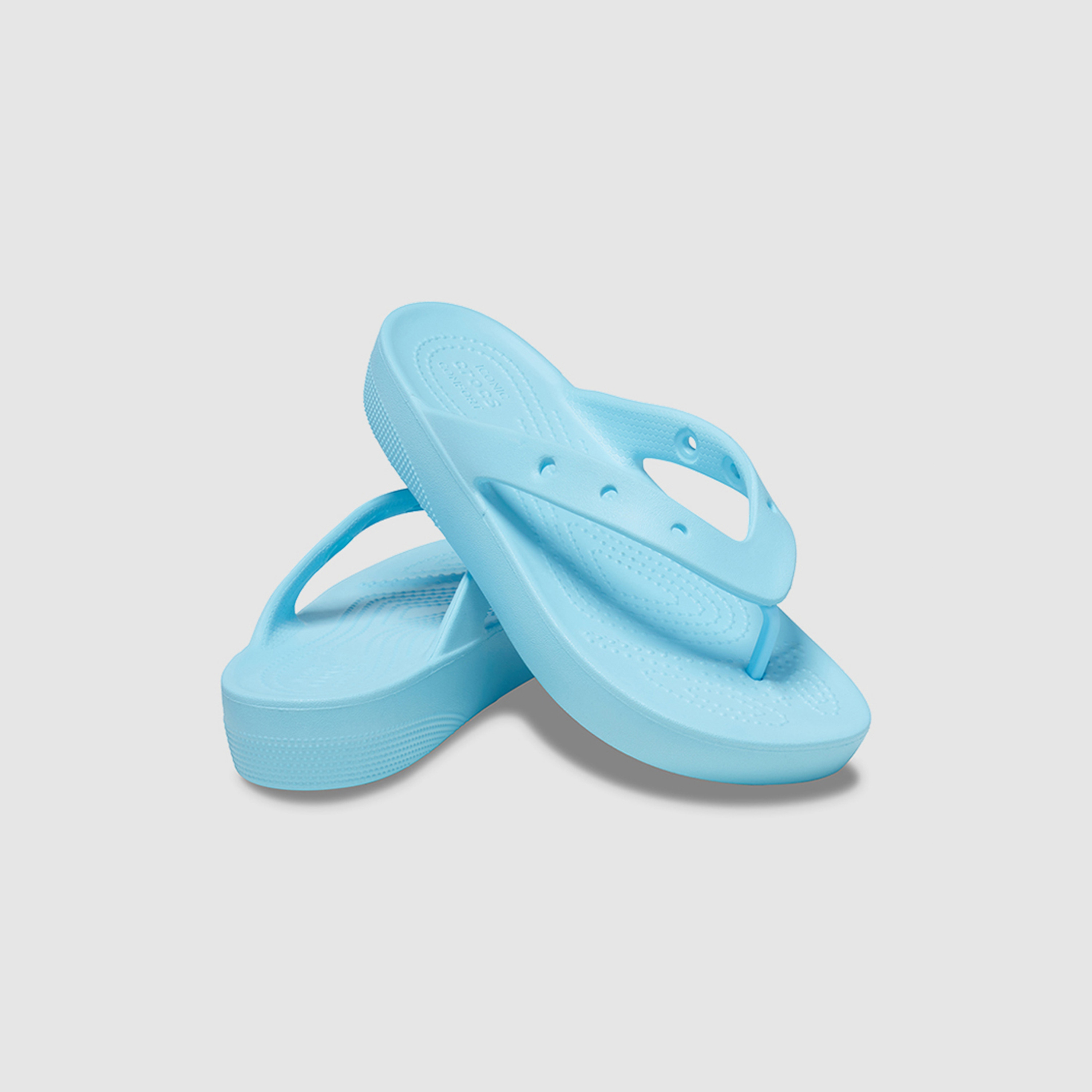 شبشب فليب فلوب كروكس كلاسيكي بنعل سميك للنساء مع مزين بفتحة-women-shoes-sandals-flats-image-17