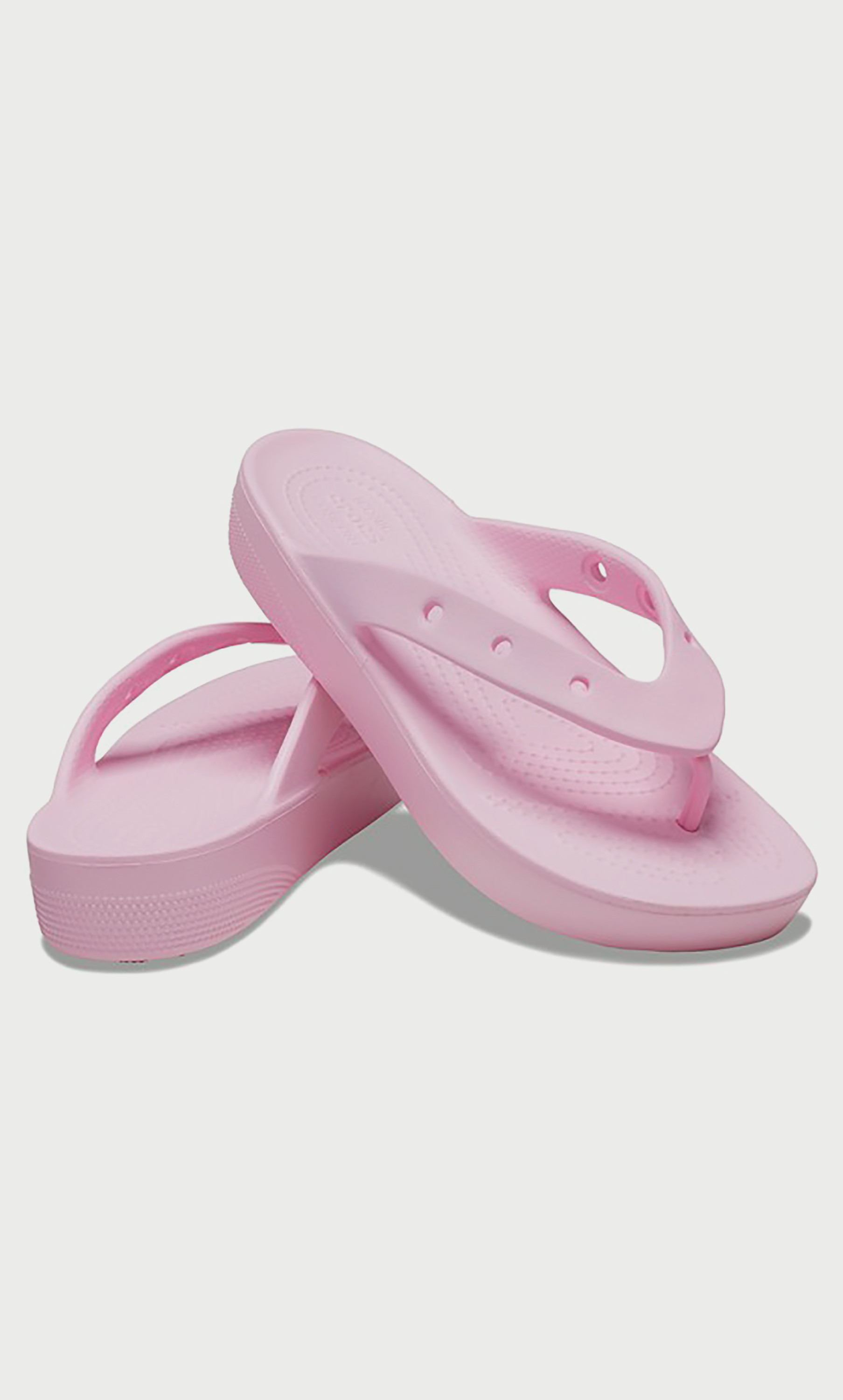 شبشب فليب فلوب كروكس كلاسيكي بنعل سميك للنساء مع مزين بفتحة-women-shoes-sandals-flats-image-5
