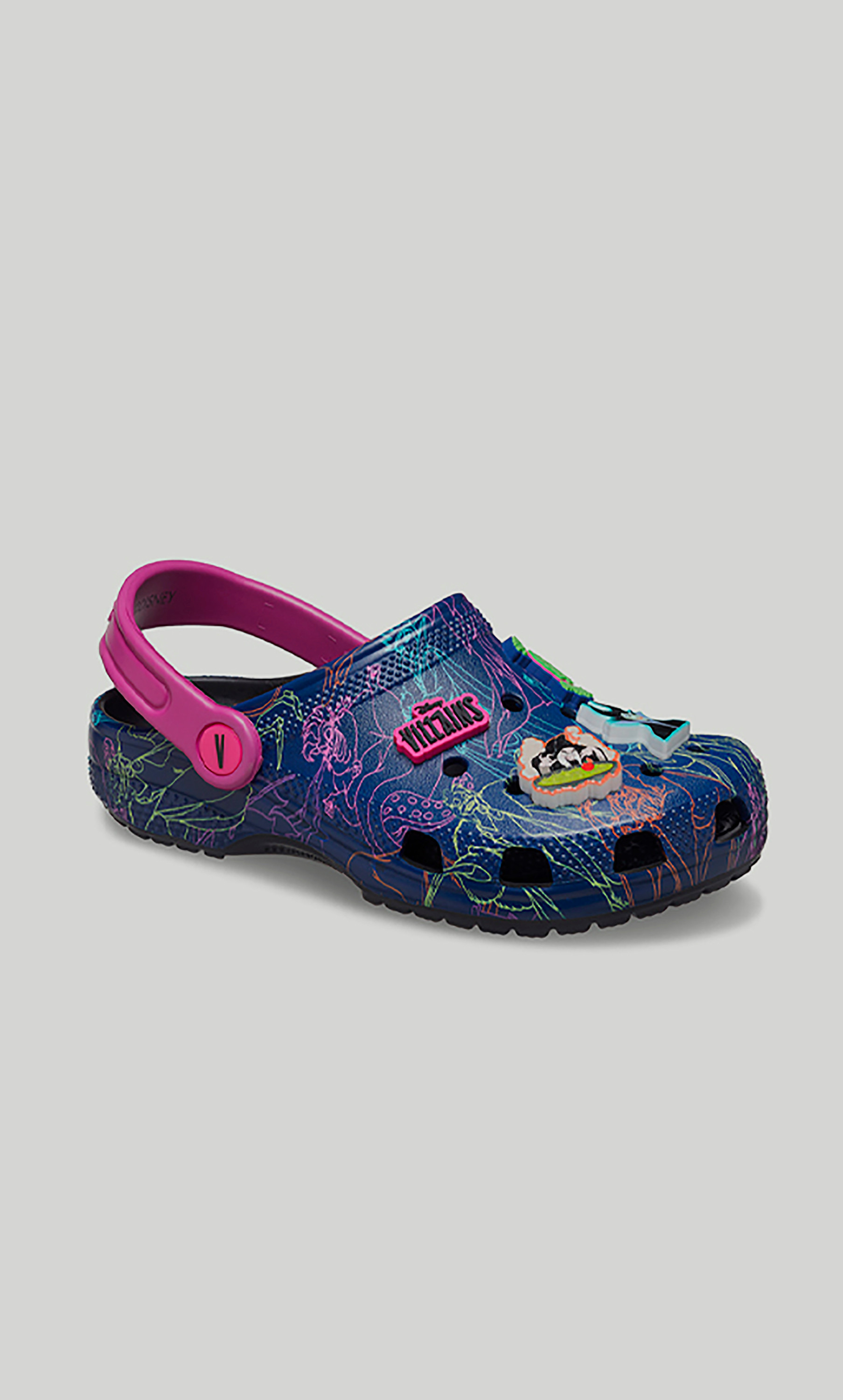 Crocs Kids Classic Disney Villains Clogs with Slingback 207722 001