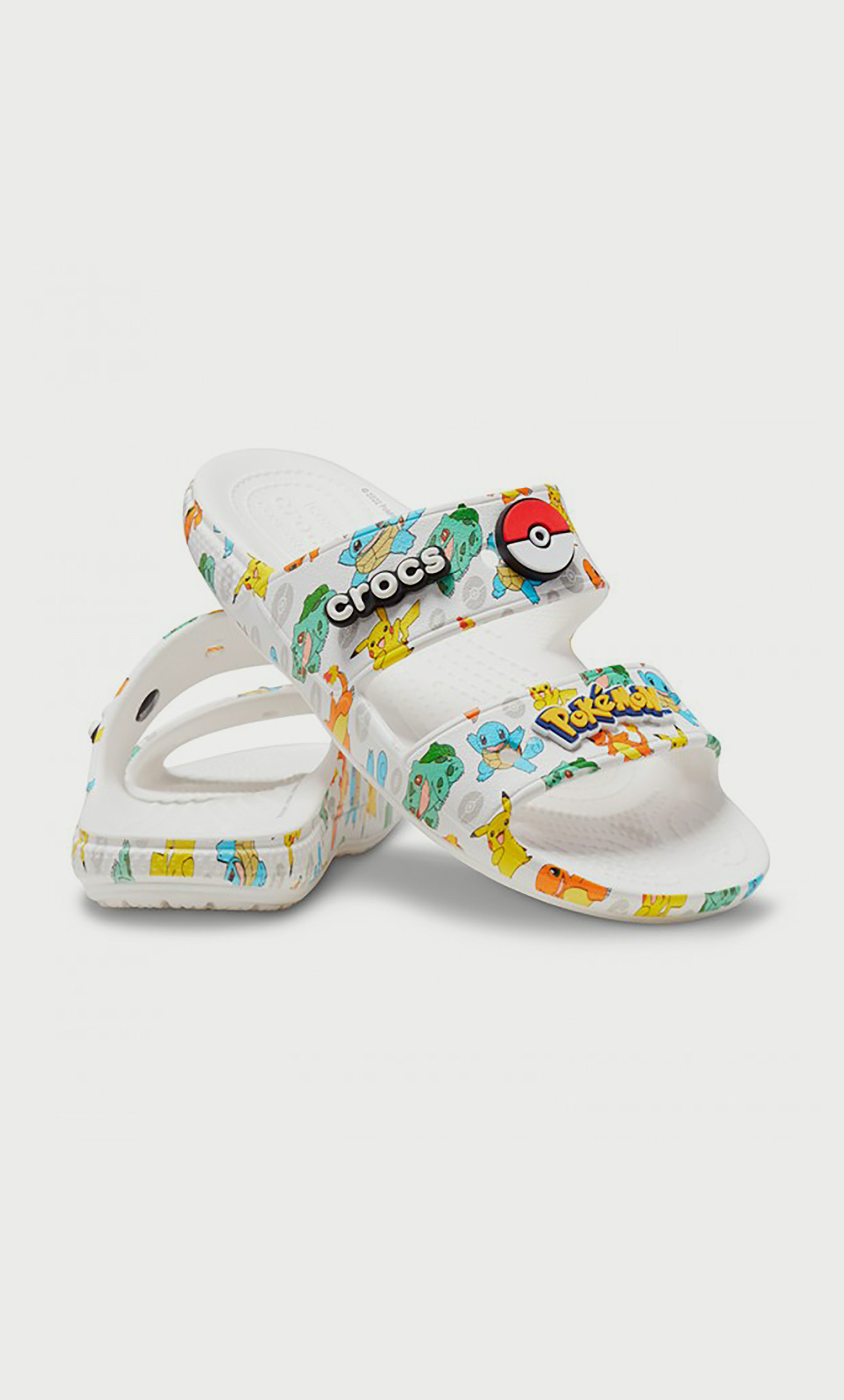 Crocs Unisex Classic Crocs Pokemon Slide Sandals 207762-94S-women-shoes-sandals-flats-image-1