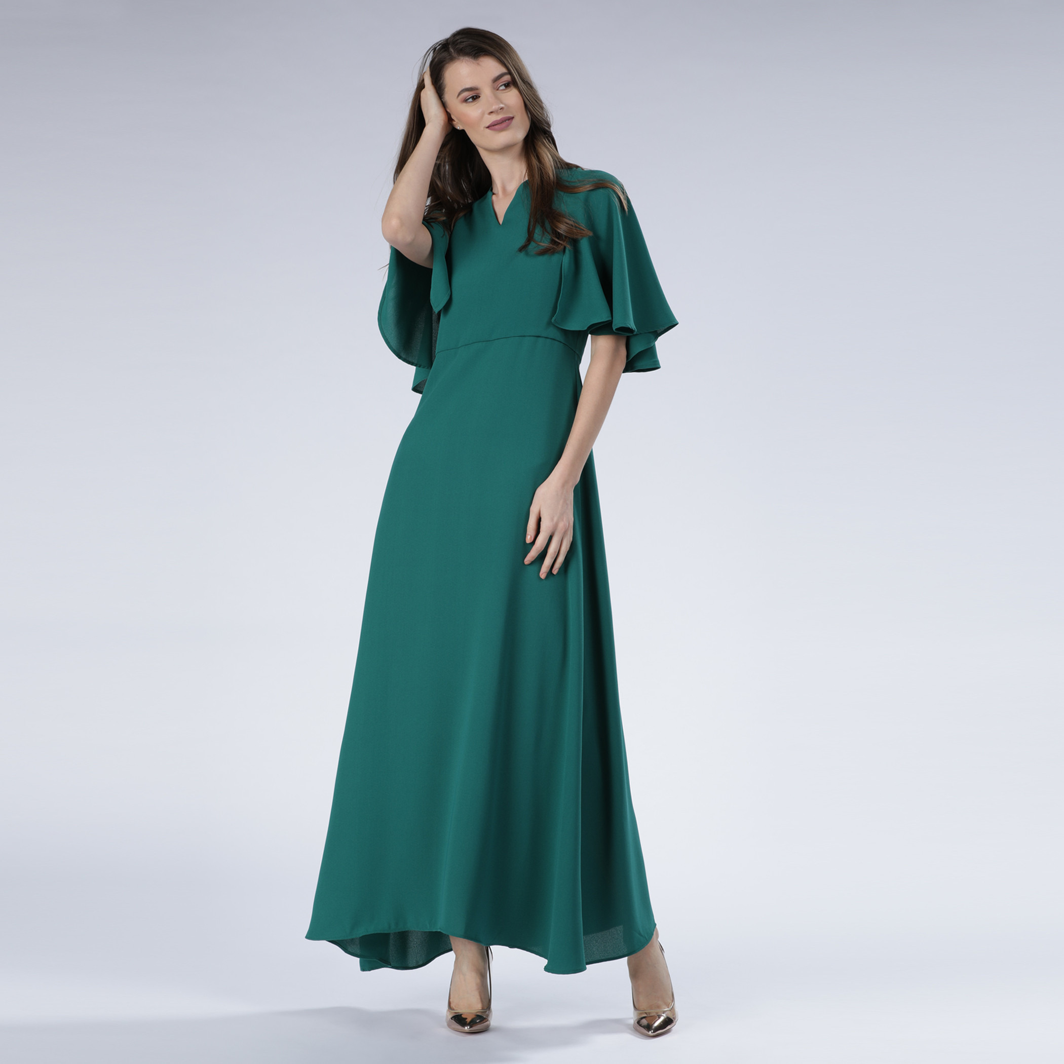 Batwing maxi sales dress