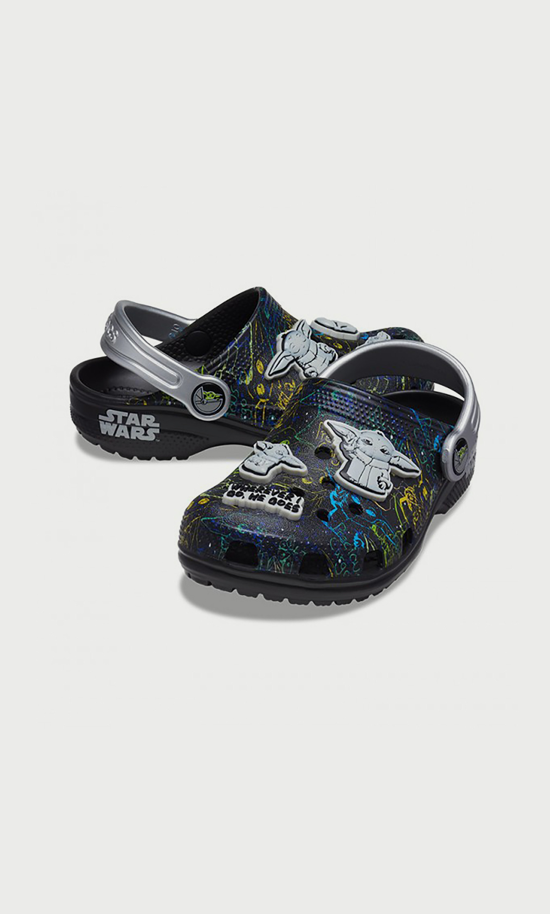 Crocs Toddler Classic Grogu Cut Out Detail Clogs-baby-boys-shoes-sandals-image-1