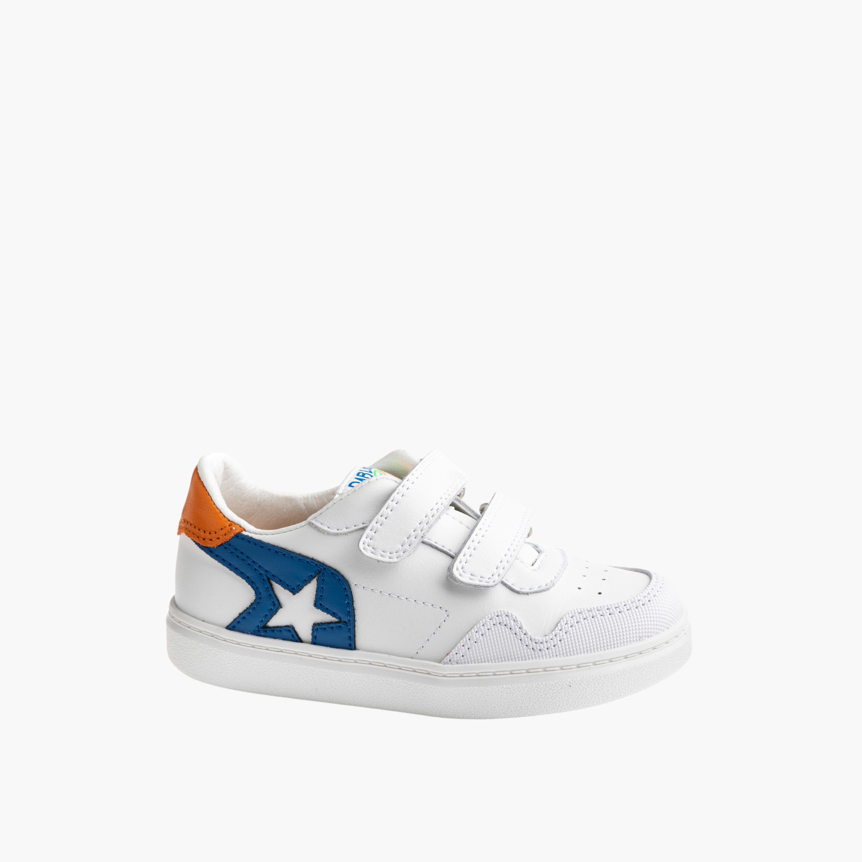 Pablosky Kids' Textured Sneakers with Hook and Loop Closure-boys-shoes-schoolshoes-image-1
