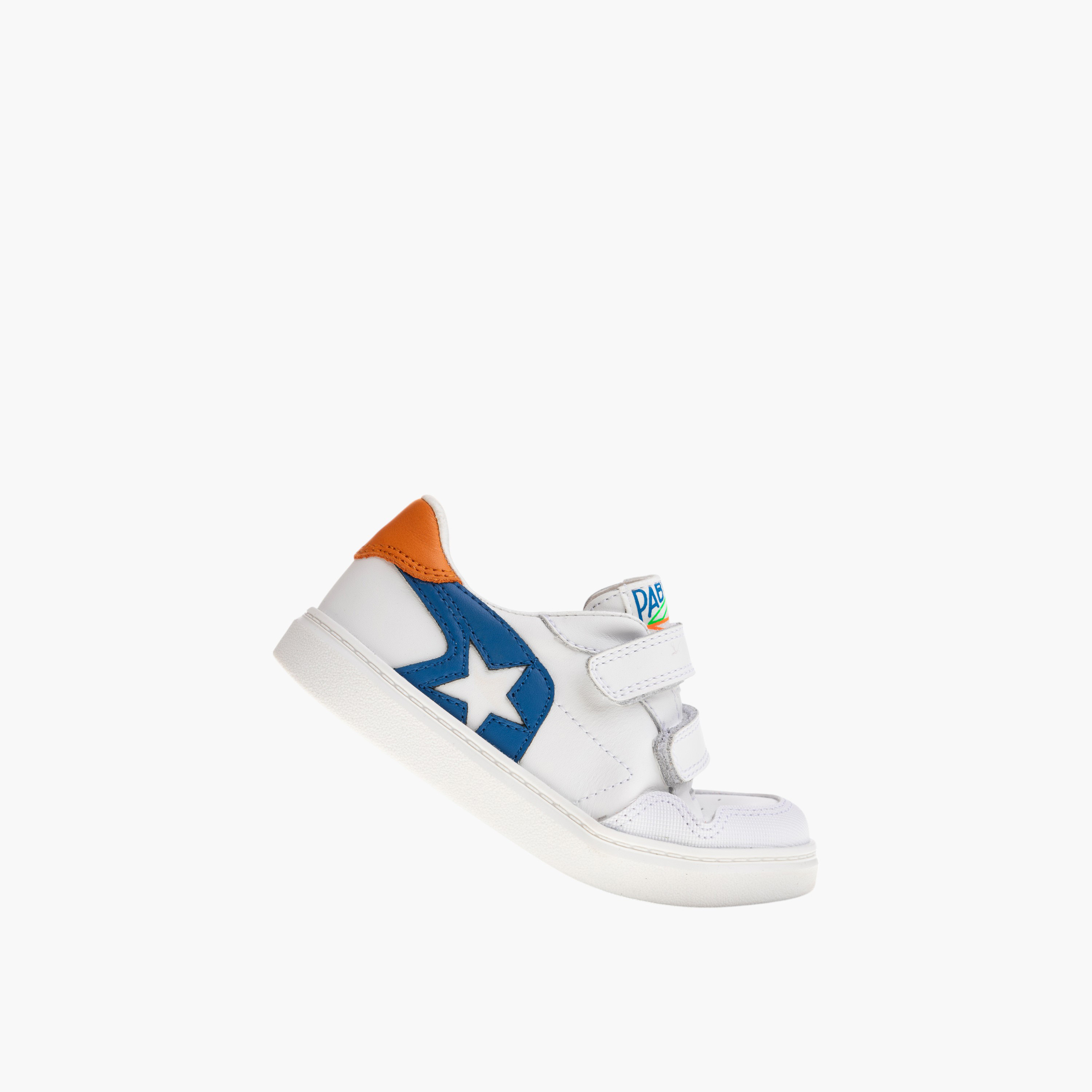 Pablosky Kids' Textured Sneakers with Hook and Loop Closure-boys-shoes-schoolshoes-image-5