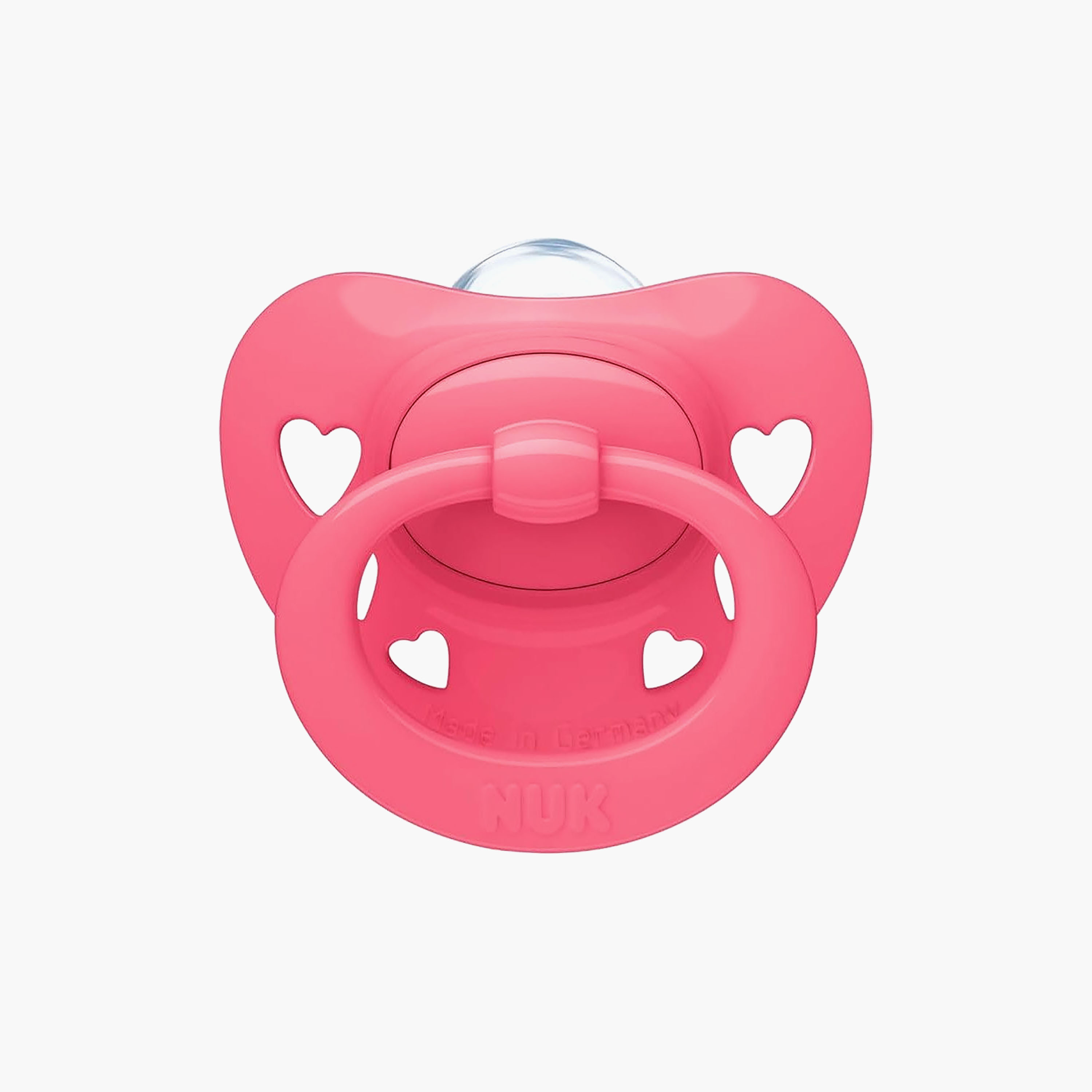 NUK Signature BPA Free Silicone Pacifier - Pink-baby-feeding-pacifiers-image-1